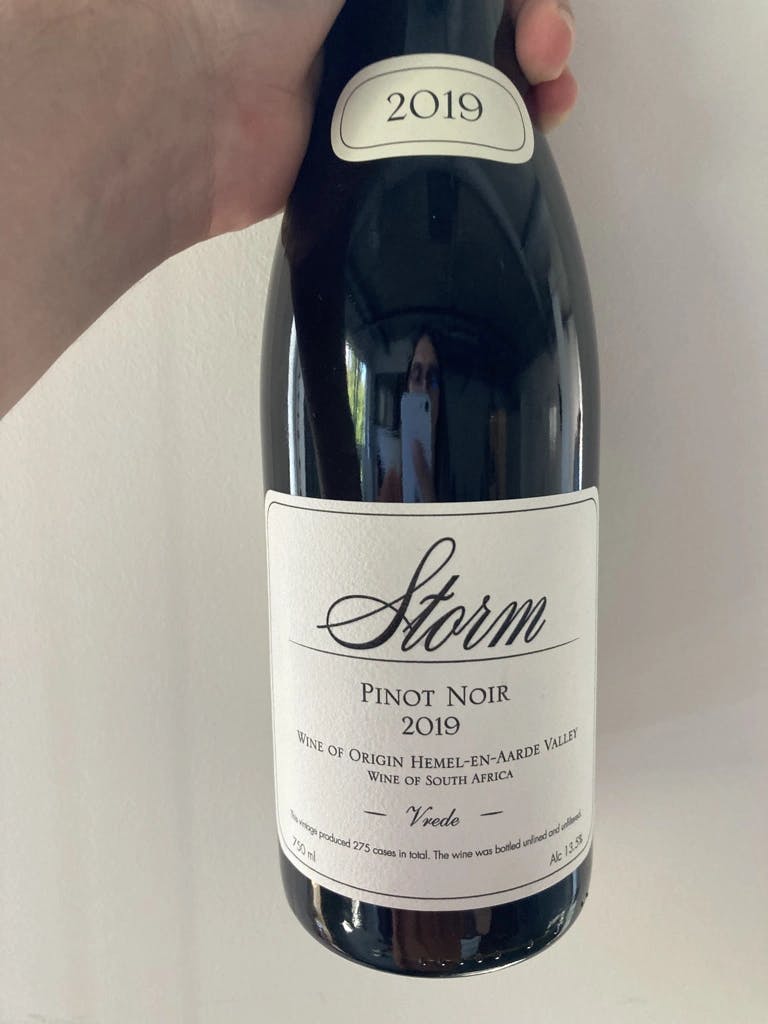 Storm Vrede Pinot Noir 2019