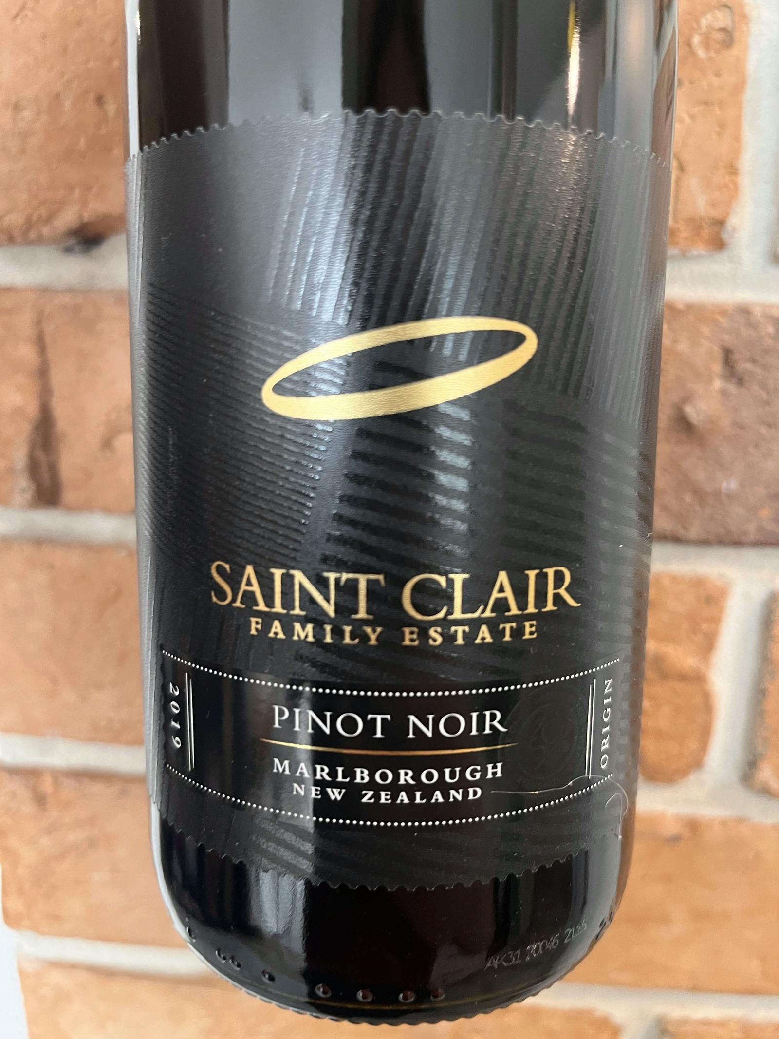 Saint Clair Origin Pinot Noir Marlborough 2019