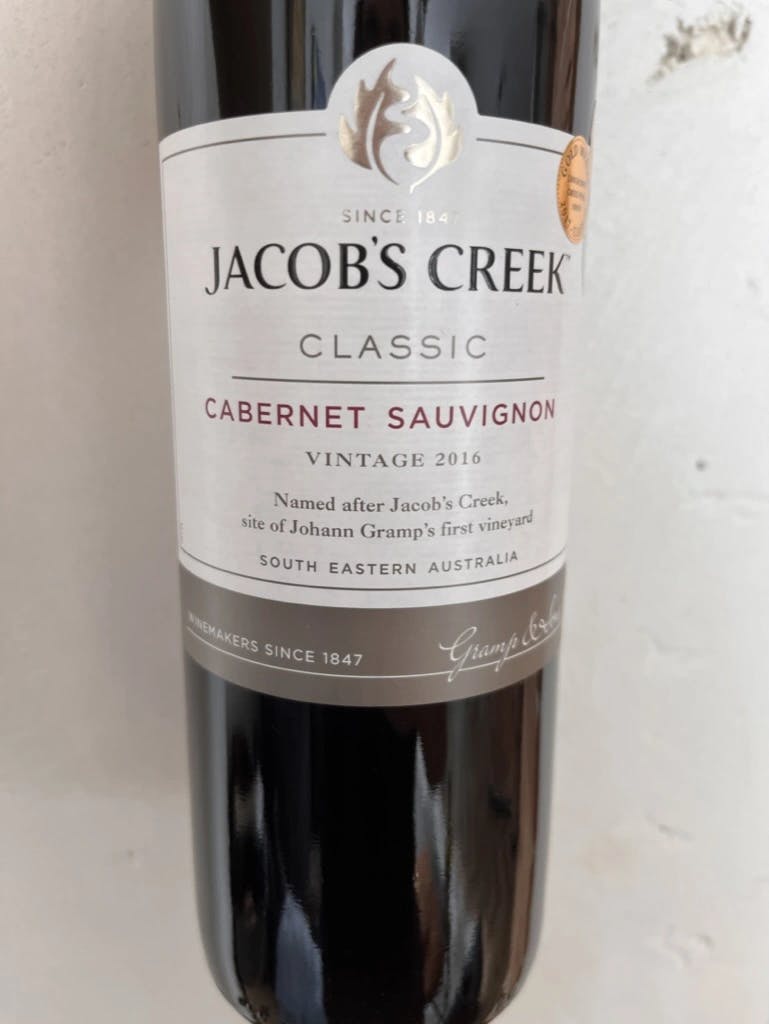 Jacob's Creek Classic Cabernet Sauvignon 2016
