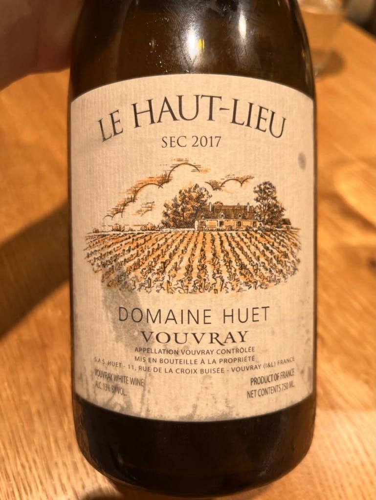 Domaine Huet Le Haut-Lieu Sec 2017
