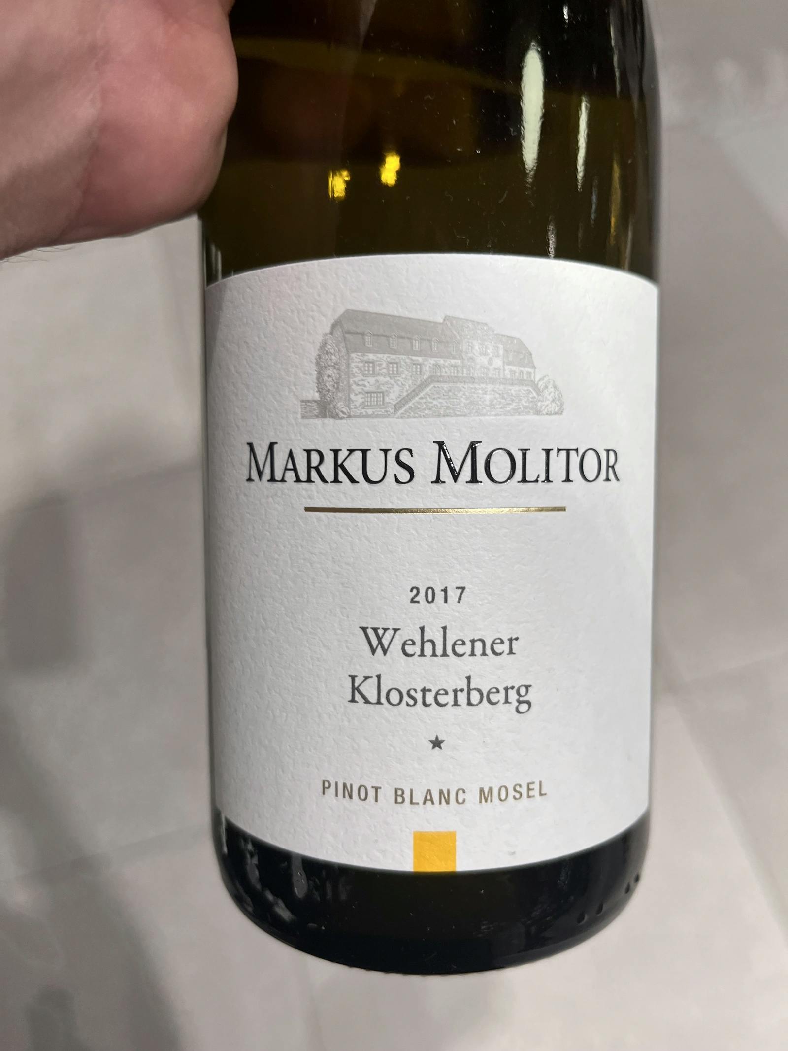 Markus Molitor Wehler Klosterberg Pinot Blanc 2017
