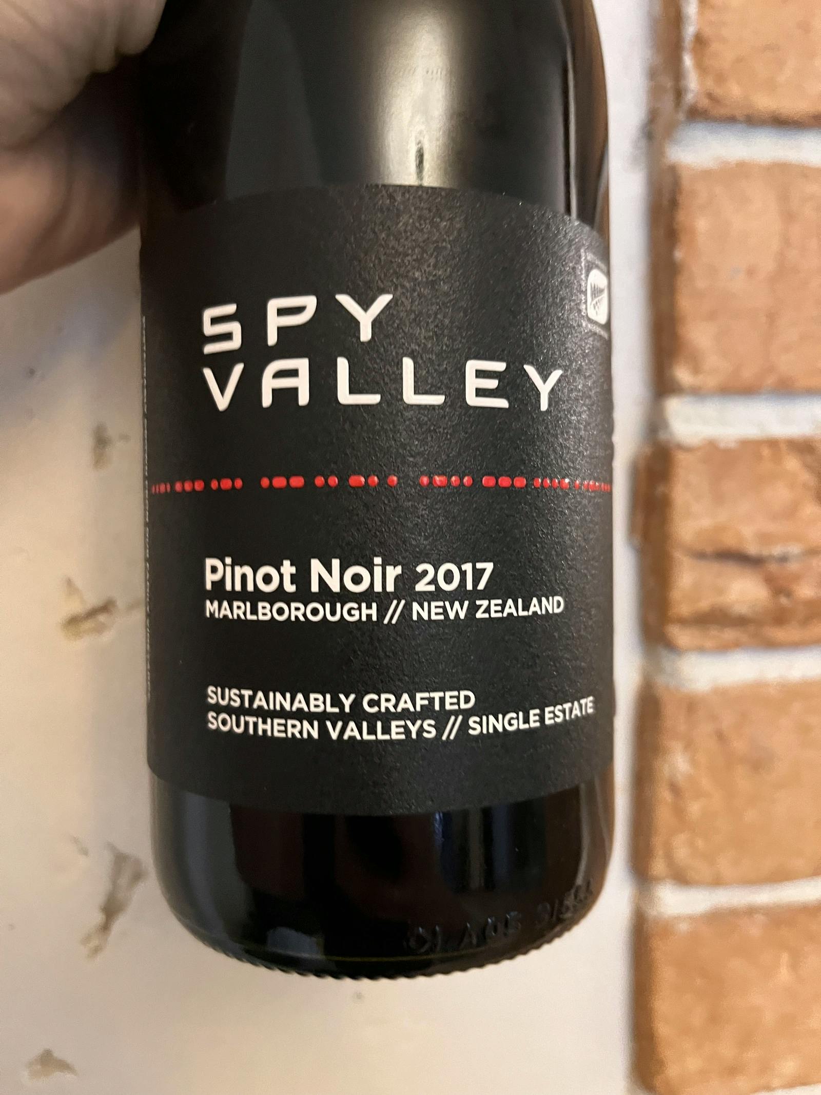 Spy Valley Pinot Noir 2017
