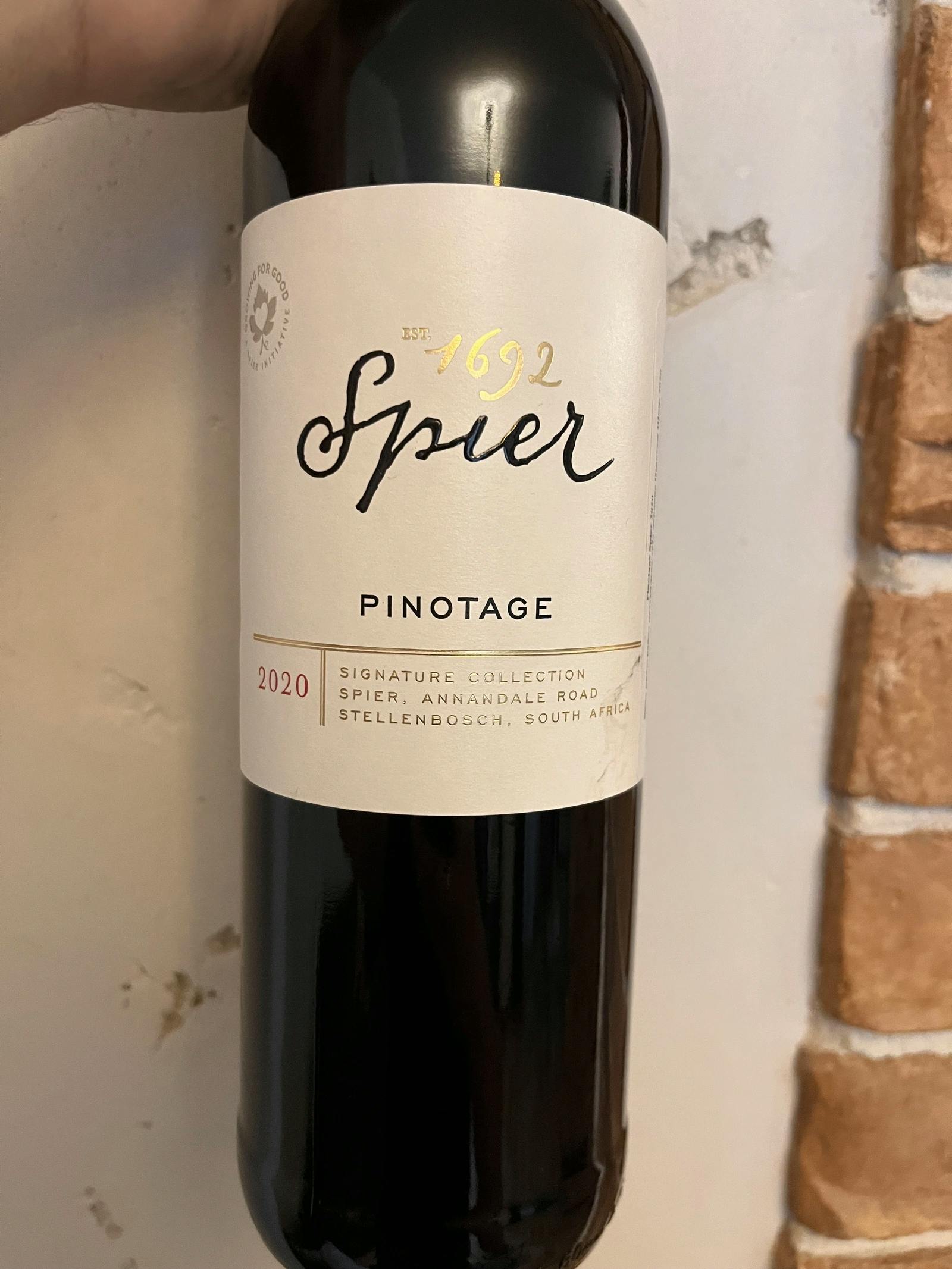 Spier Wines Pinotage Signature 2020