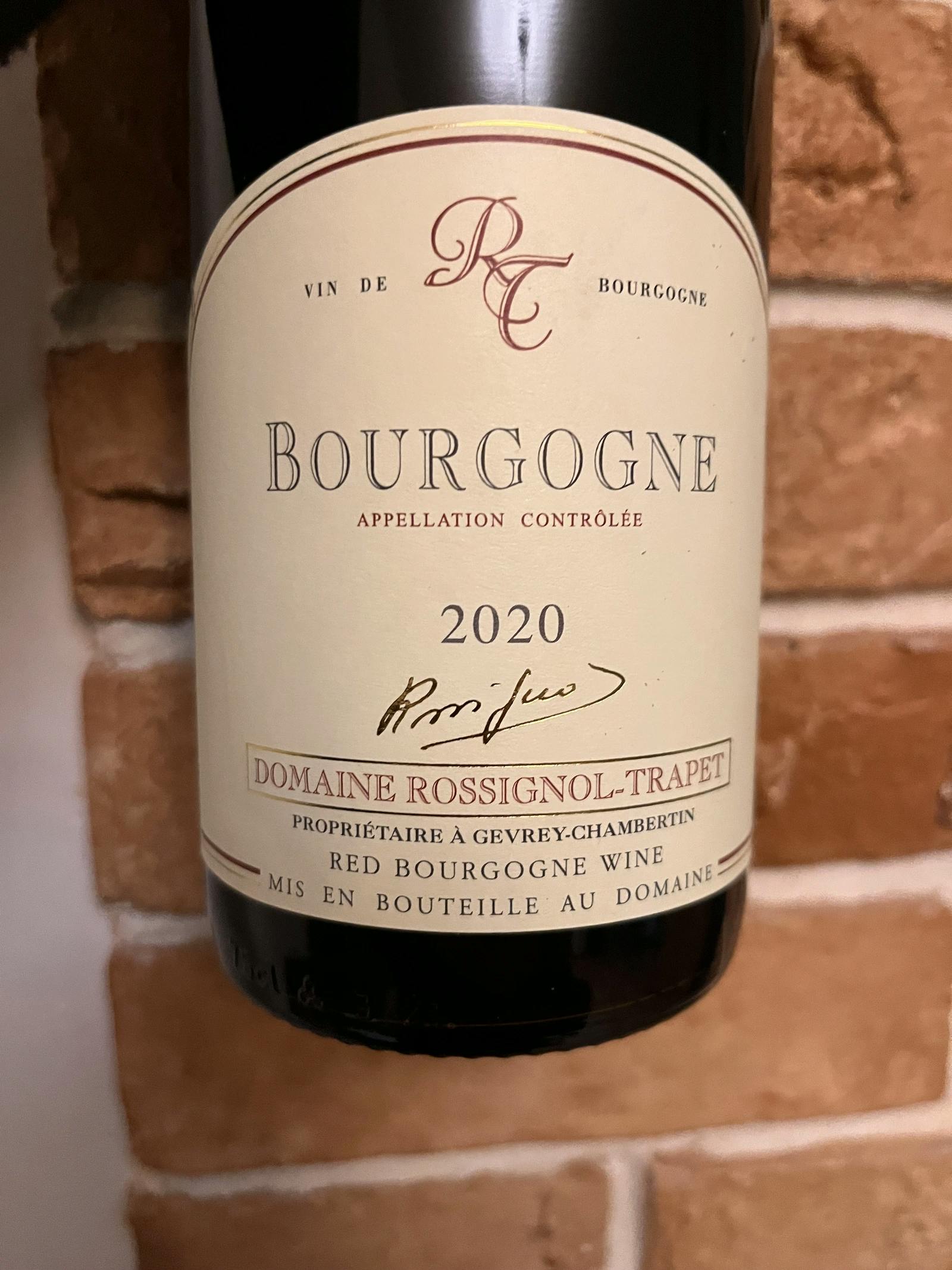 Domaine Rossignol-Trapet Bourgogne 2020