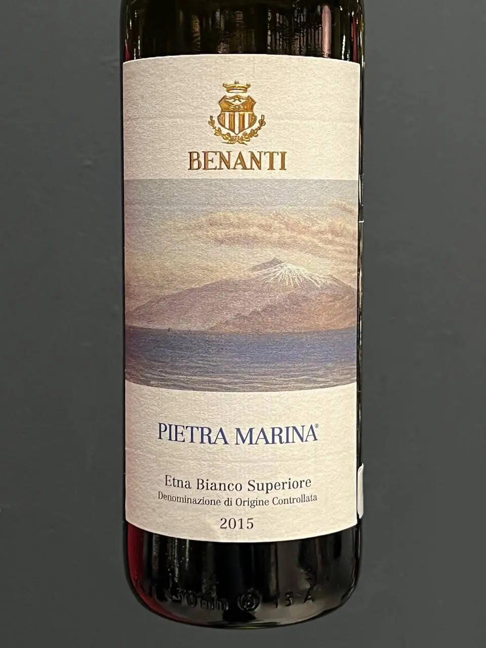 Benanti Etna Bianco Superiore Pietra Marina 2015