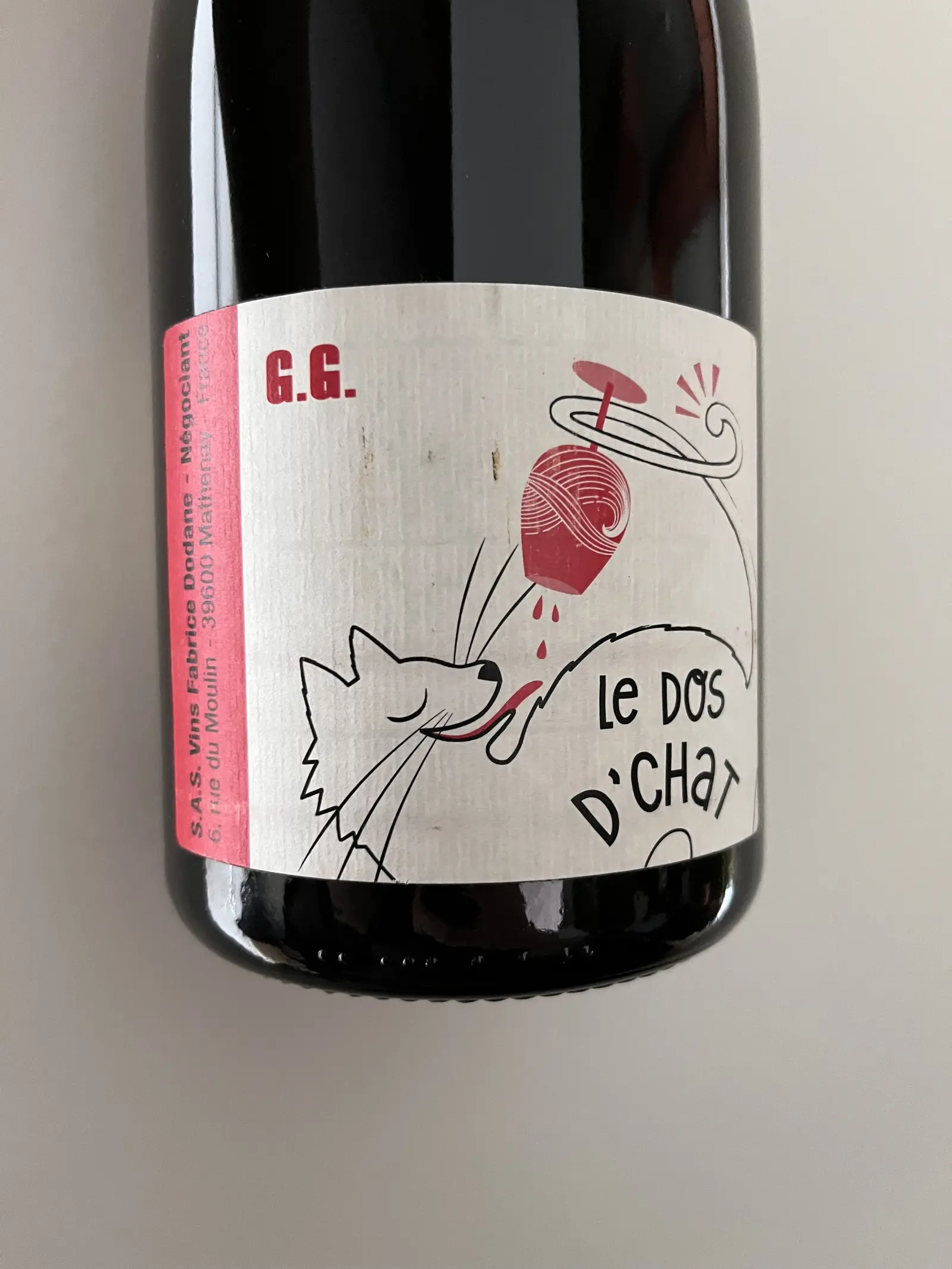 Fabrice Dodane Le Dos d'Chat G.G. 2020