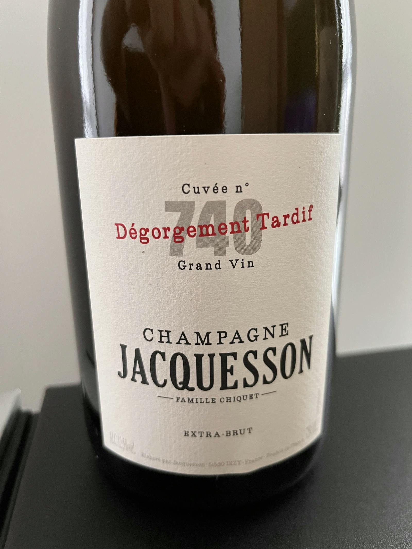 Jacquesson Cuvée 740 DT Grand Vin (2012) NV