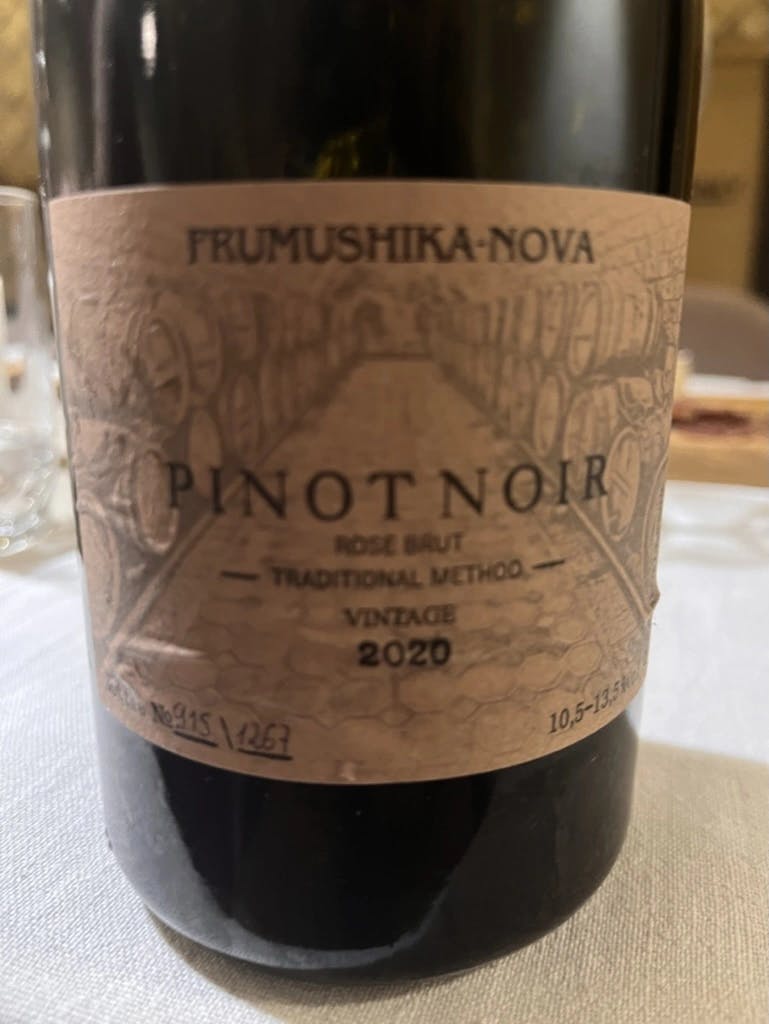 Frumushika-Nova Pinot Noir Rosé Brut Traditional Method 2020