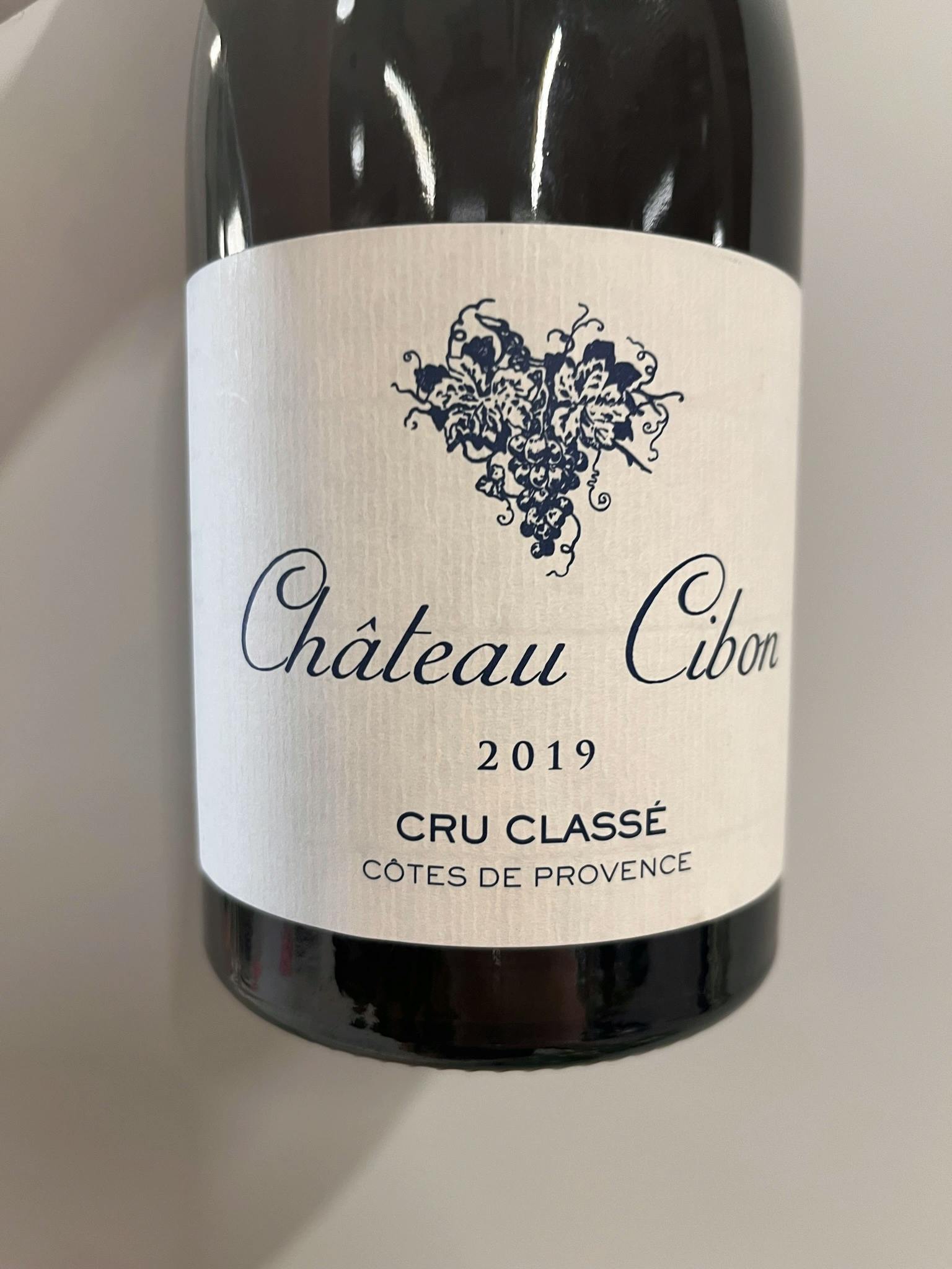 Clos Cibonne Château Cibon Cuvée Hommage à Marius Rosé Tibouren Prestige Cru Classé 2019