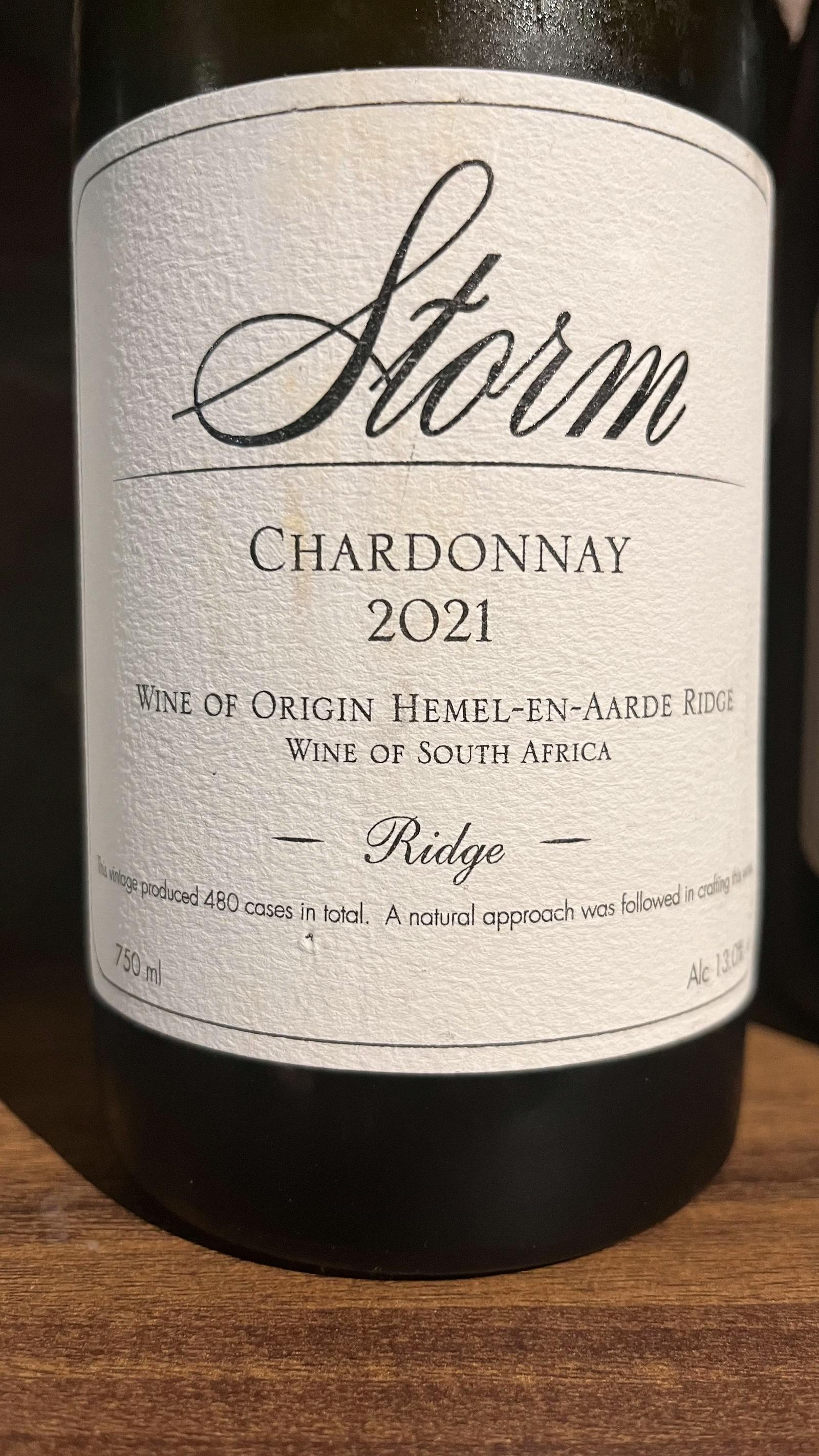 Storm Ridge Chardonnay 2021