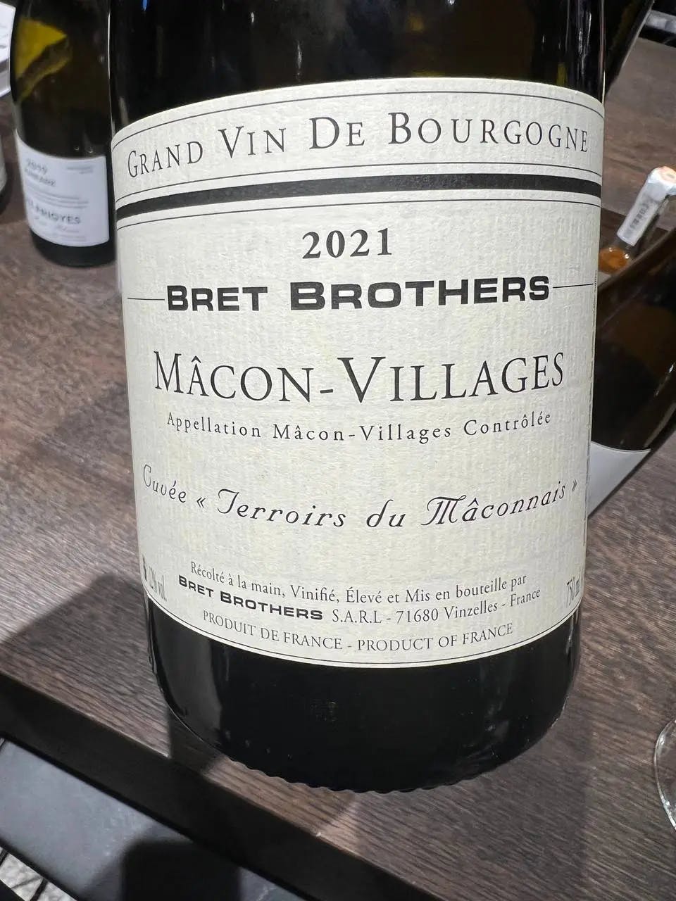 Bret Brothers Macon-Villages Terroirs du Maconnais 2021