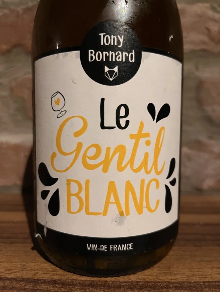 Tony Bornard Le Gentil Blanc 2018
