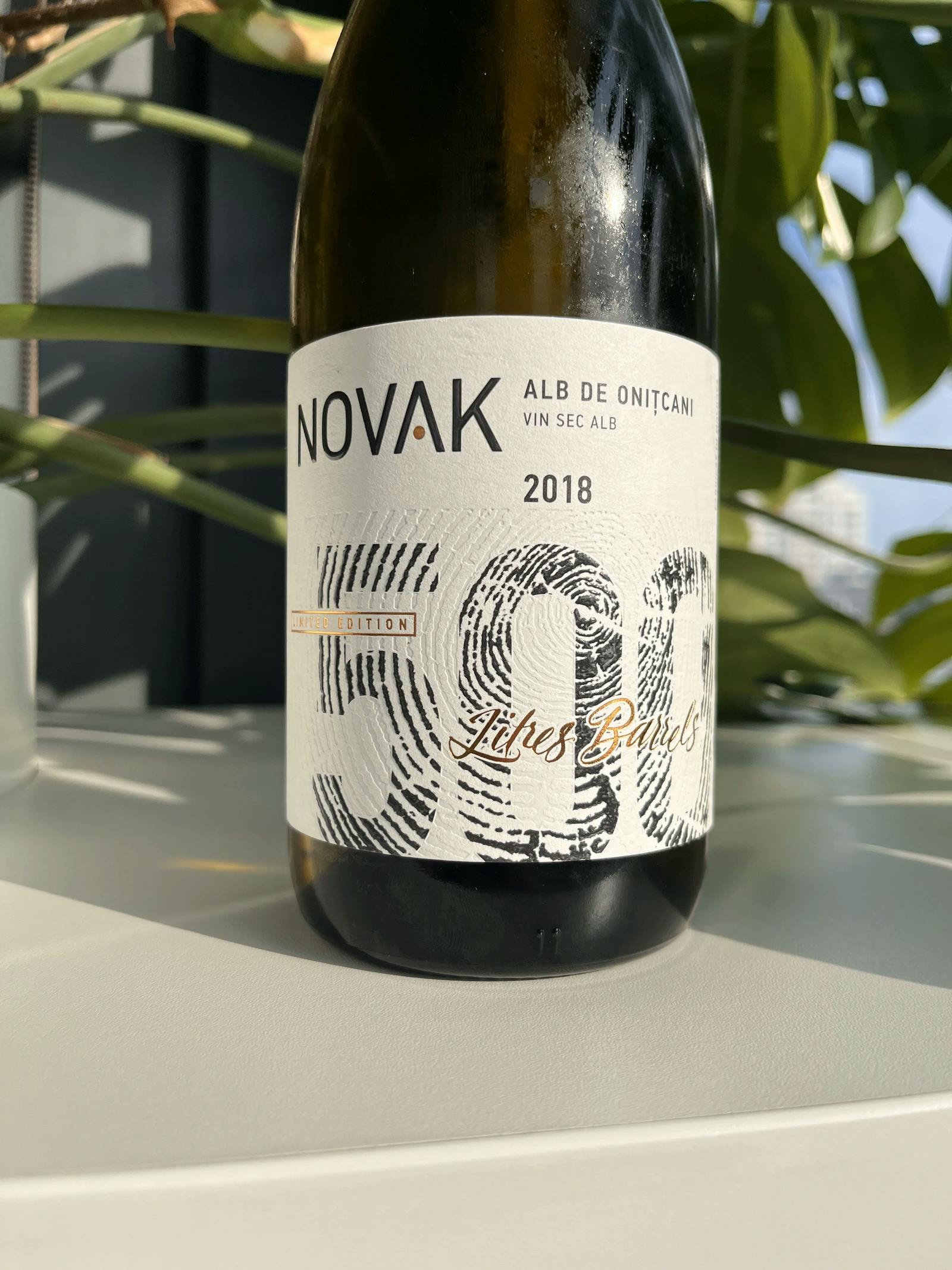 Novak 500 Litres Barrels Alb de Oniţcani 2018