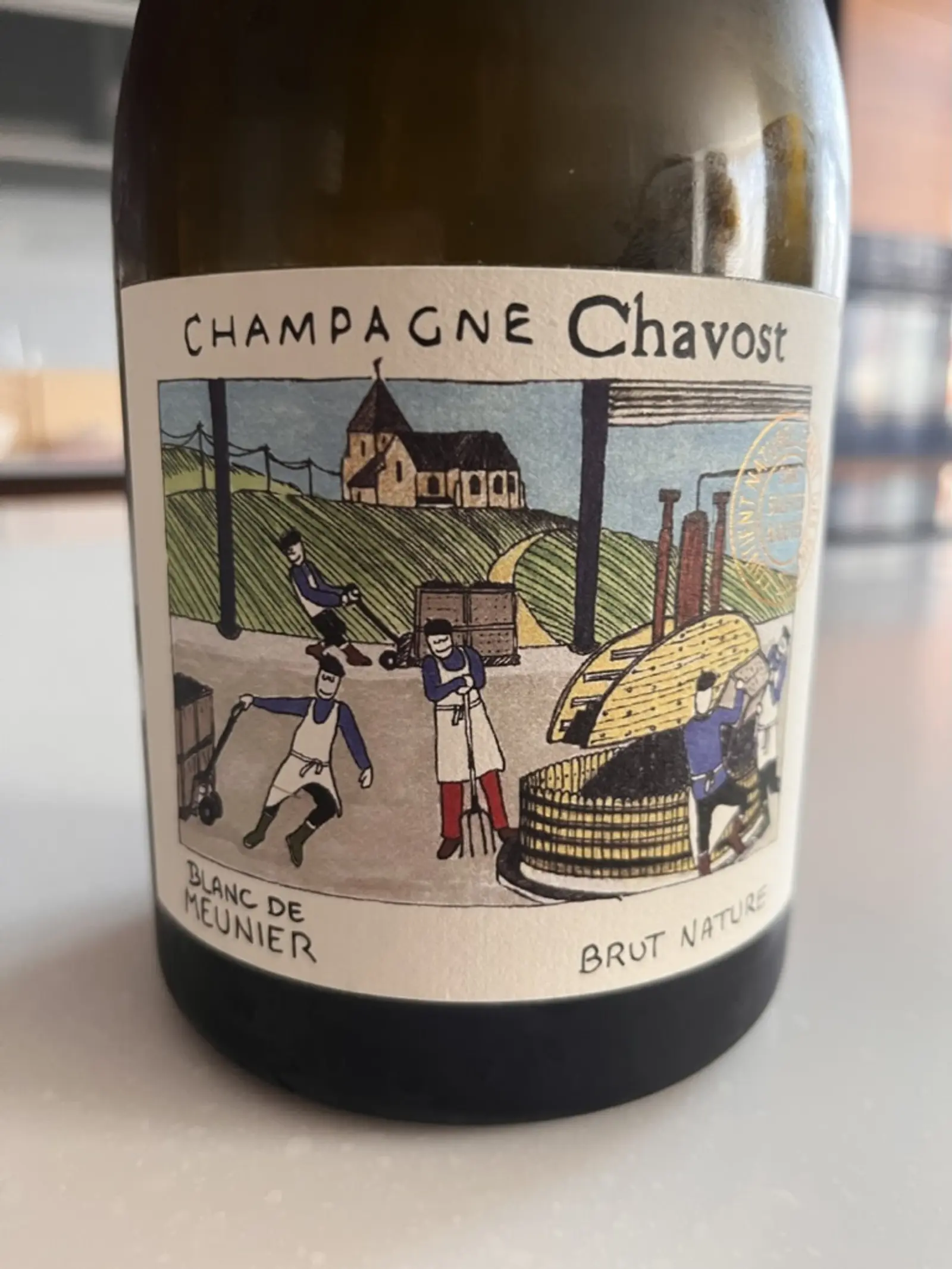 Chavost Blanc de Meuinier Brut Nature (d2023) NV