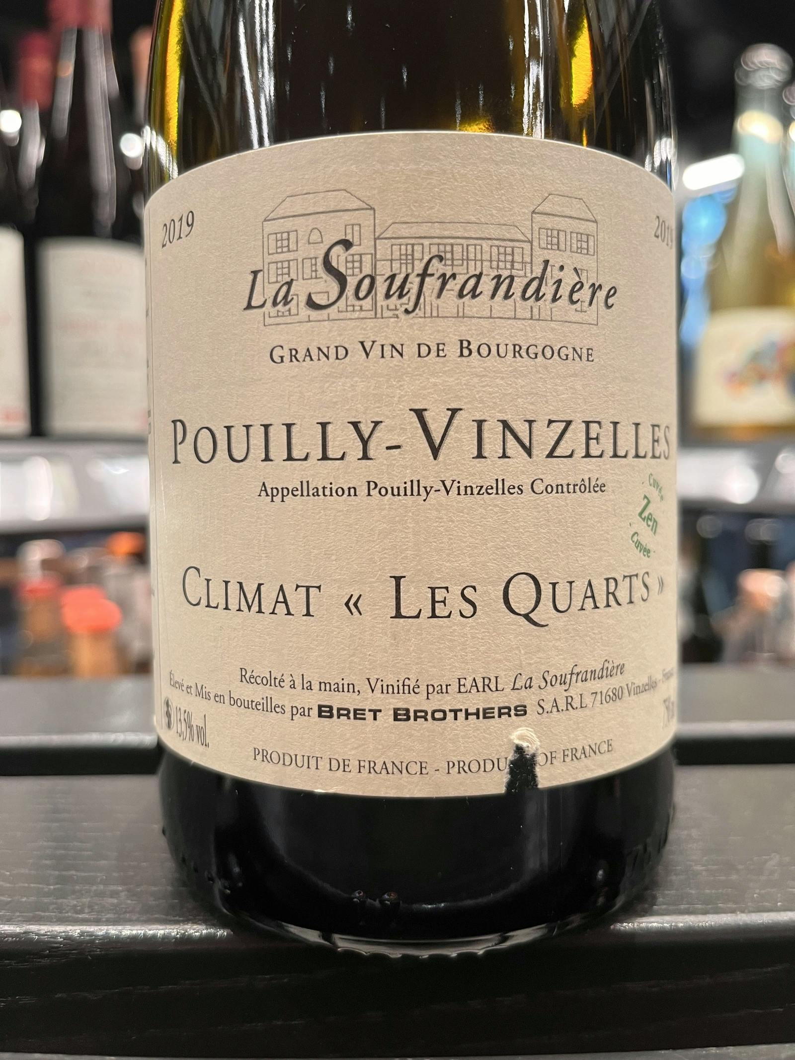 La Soufrandière Pouilly-Vinzelles Climat Les Quarts Cuvée Zen 2019