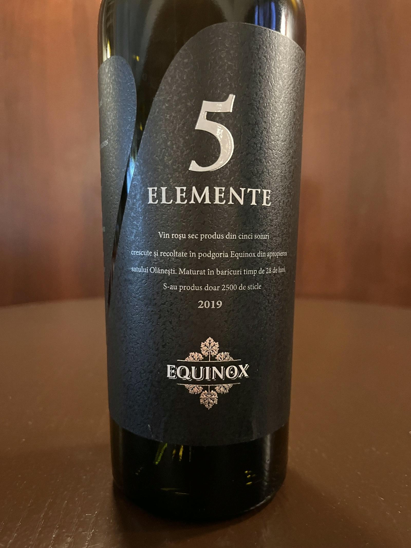 Equinox 5 Elemente Negru 2019
