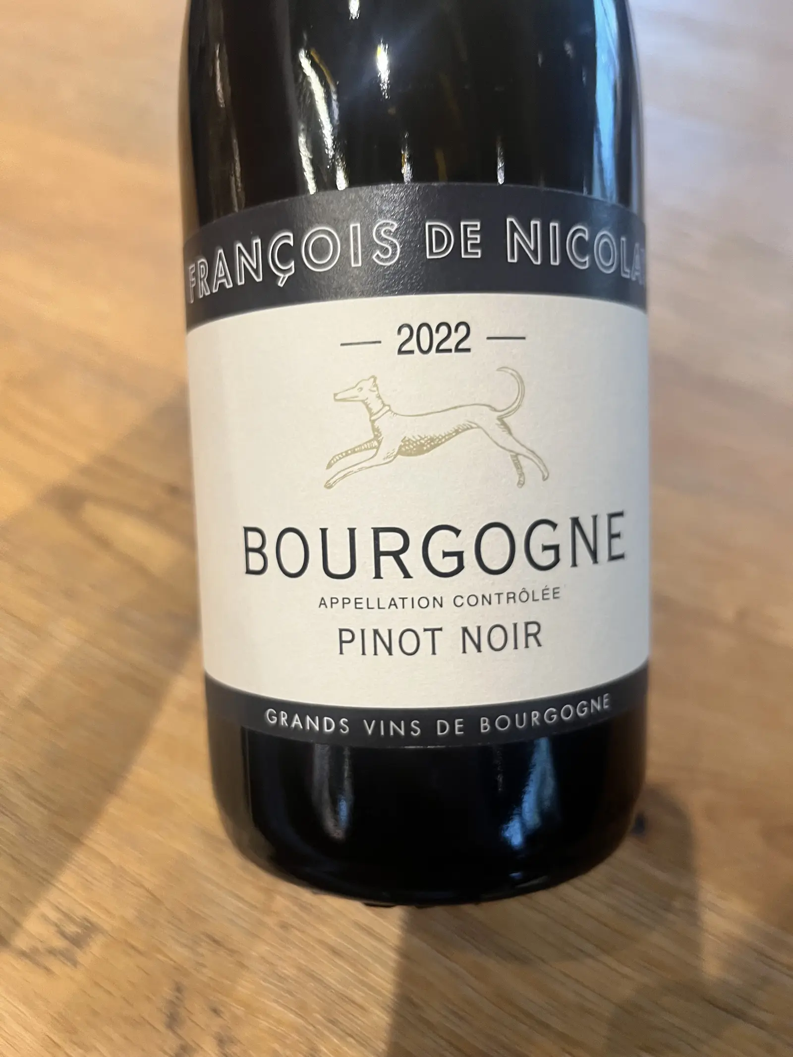 François de Nicolay Bourgogne Pinot Noir 2022