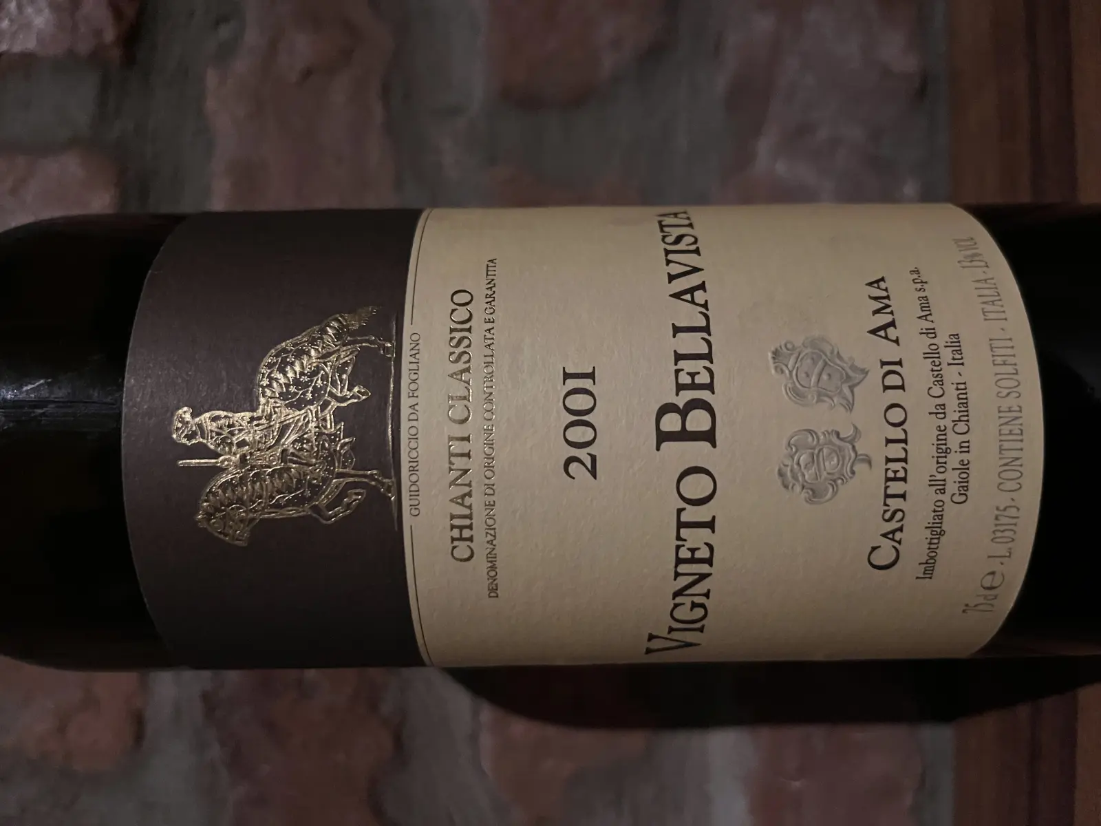 Castello di Ama Vigneto Bellavista 2001