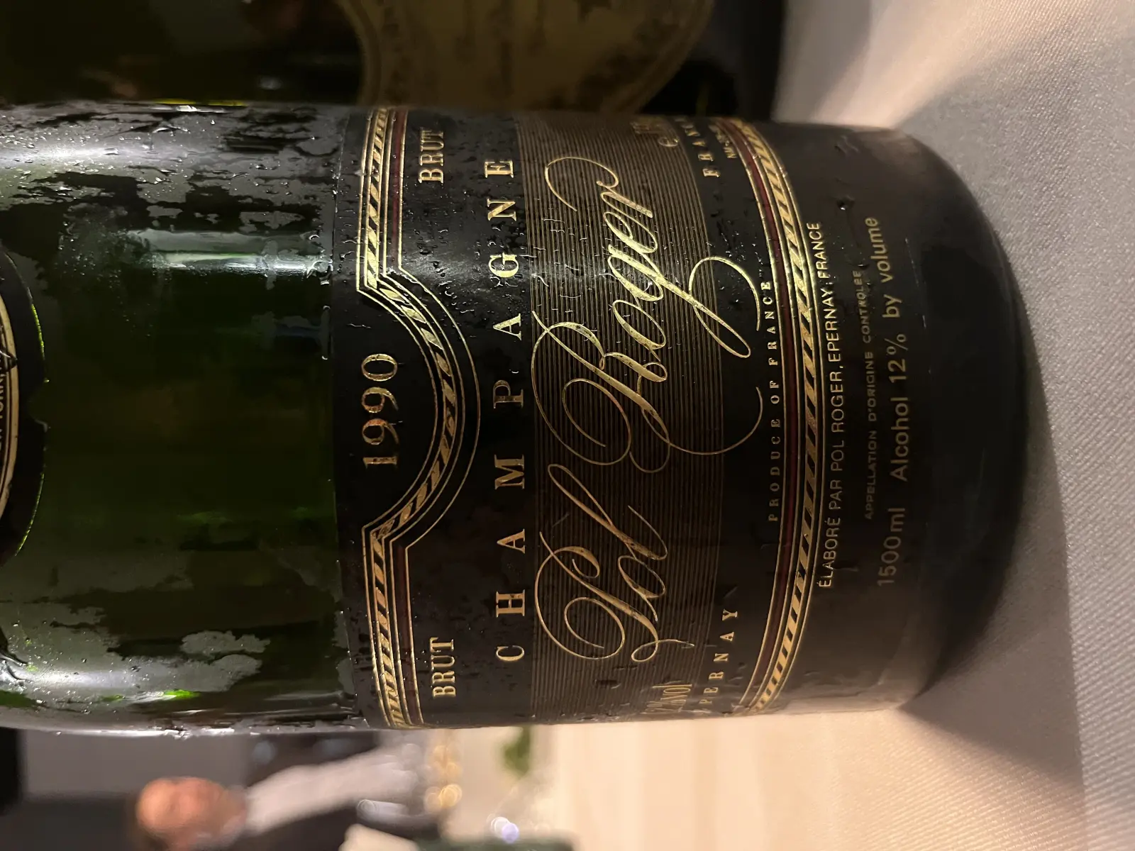 Pol Roger Cuvée Sir Winston Churchill Magnum 1990