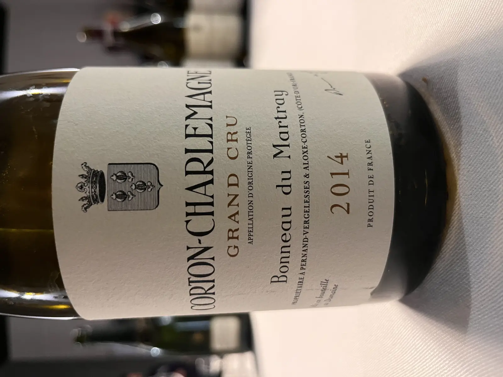 Domaine Bonneau du Martray Corton-Charlemagne Grand Cru 2014