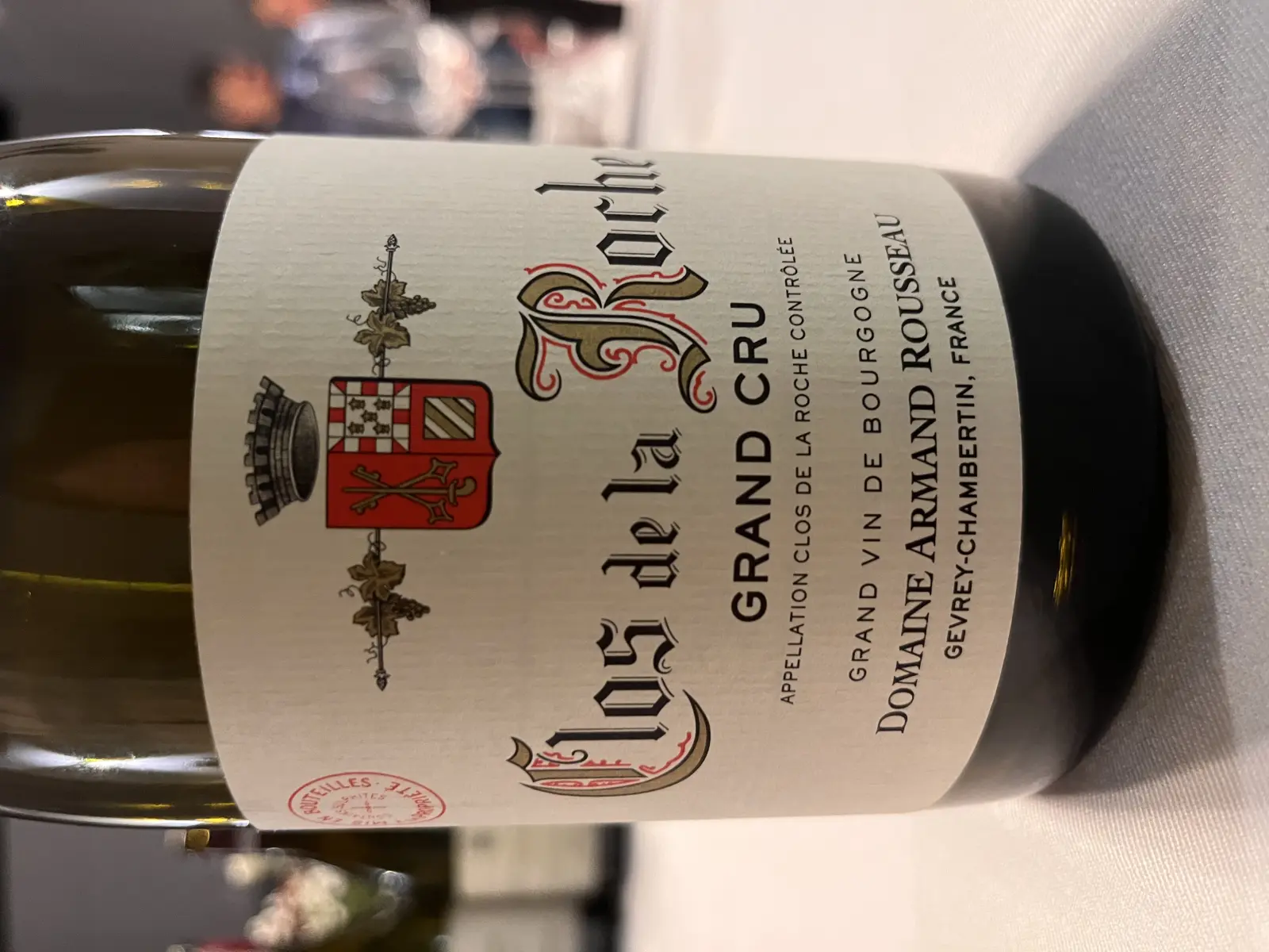 Domaine Armand Rousseau Clos de la Roche Grand Cru 2014