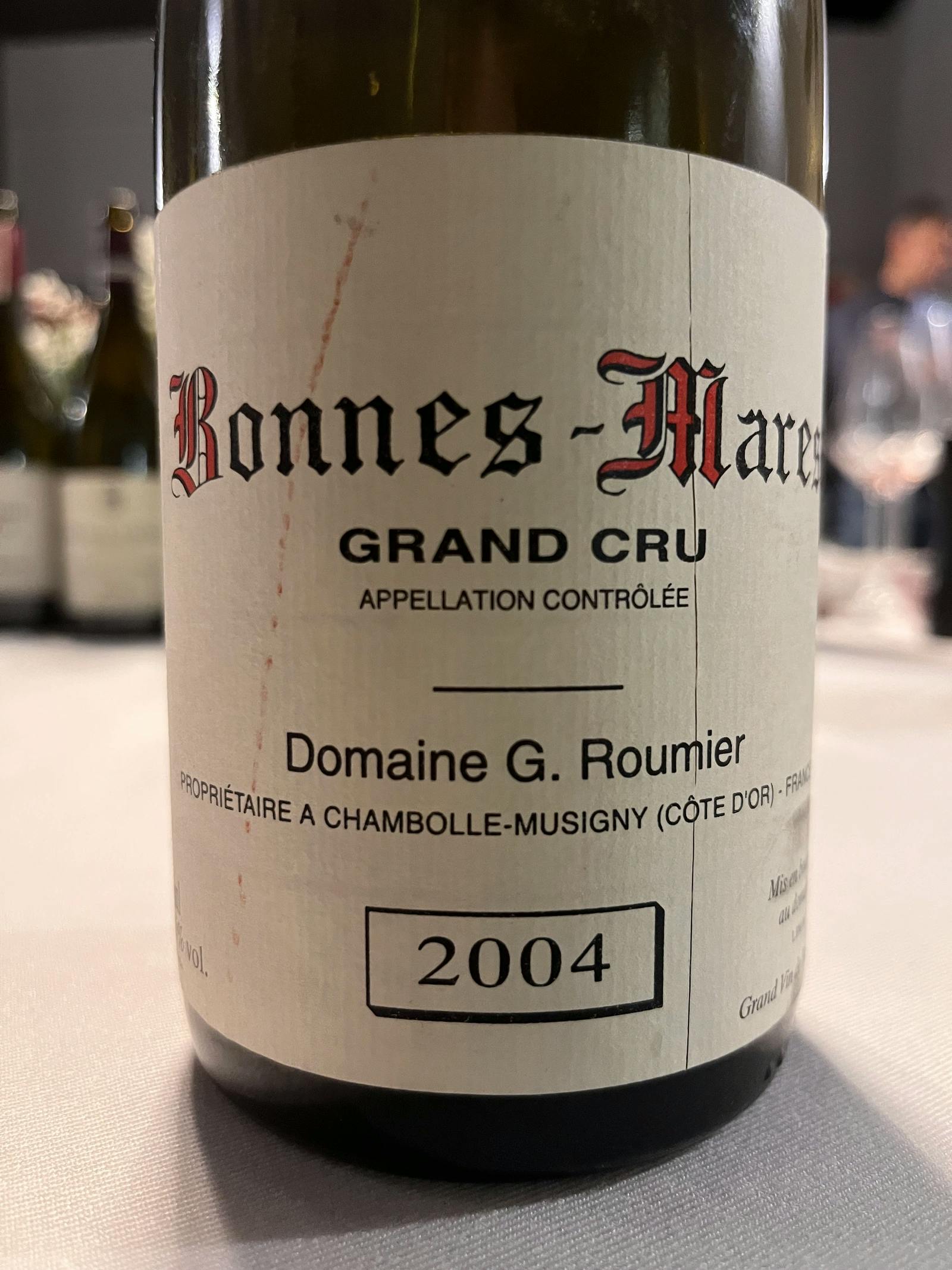 Domaine G. Roumier Bonnes-Mares Grand Cru 2004