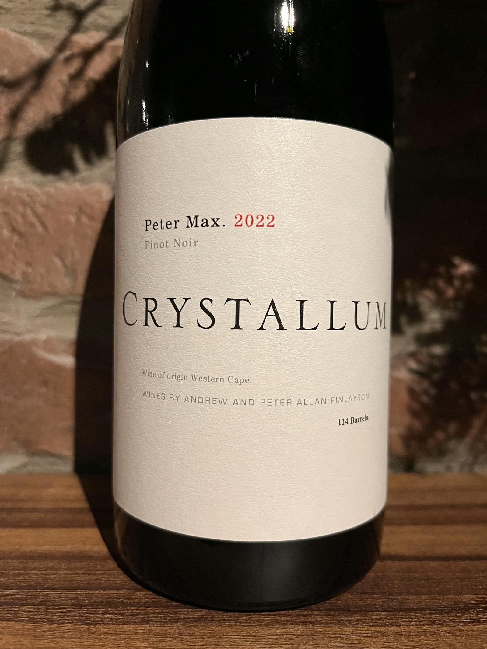 Crystallum Peter Max Pinot Noir 2022