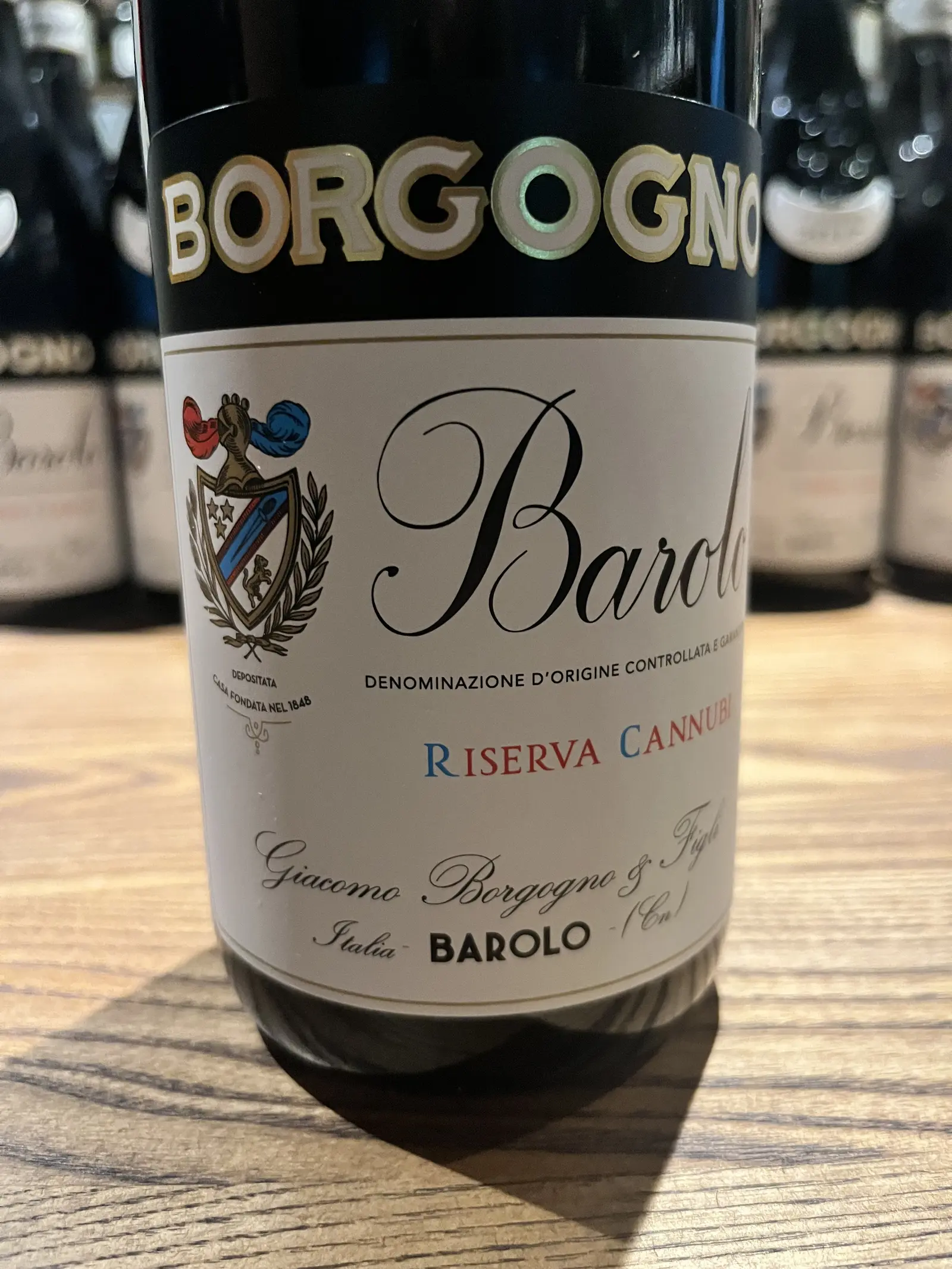 Giacomo Borgogno Barolo Cannubi Riserva 2015