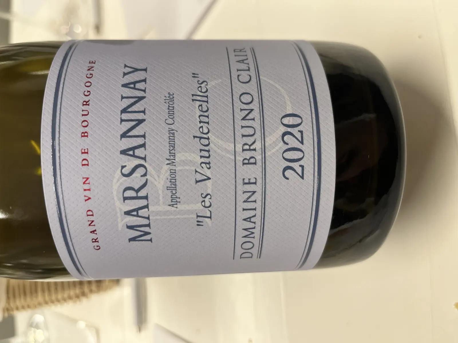 Domaine Bruno Clair Marsannay Les Vaudenelles 2020