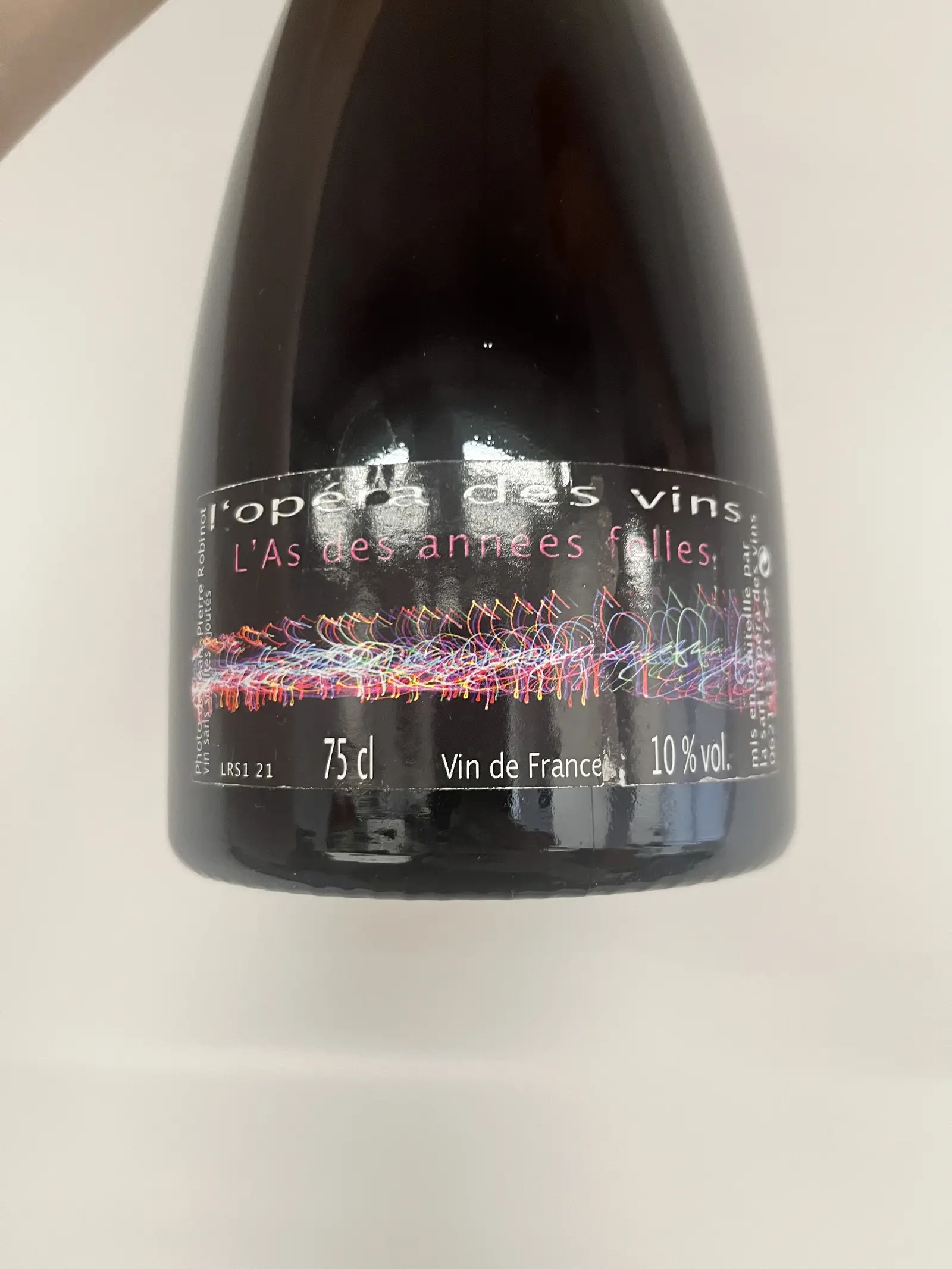 Jean-Pierre Robinot l'opéra des vins les années folles 2021