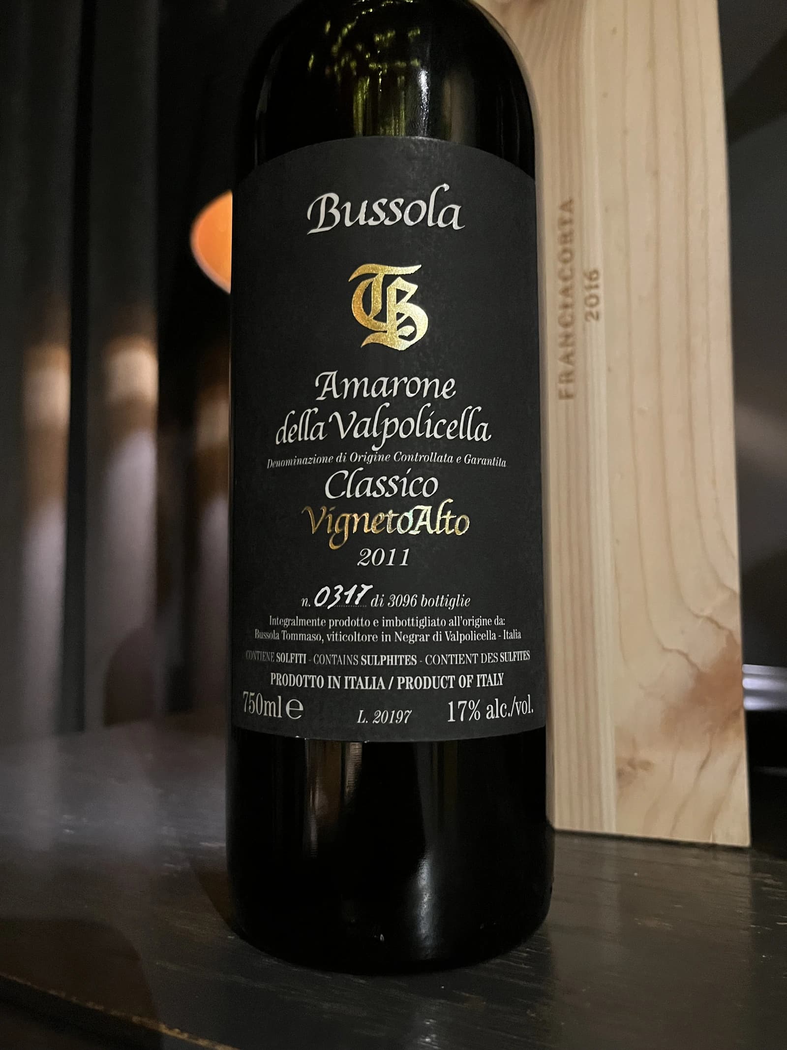 Bussola Amarone della Valpolicella Classico Vigneto Alto 2011
