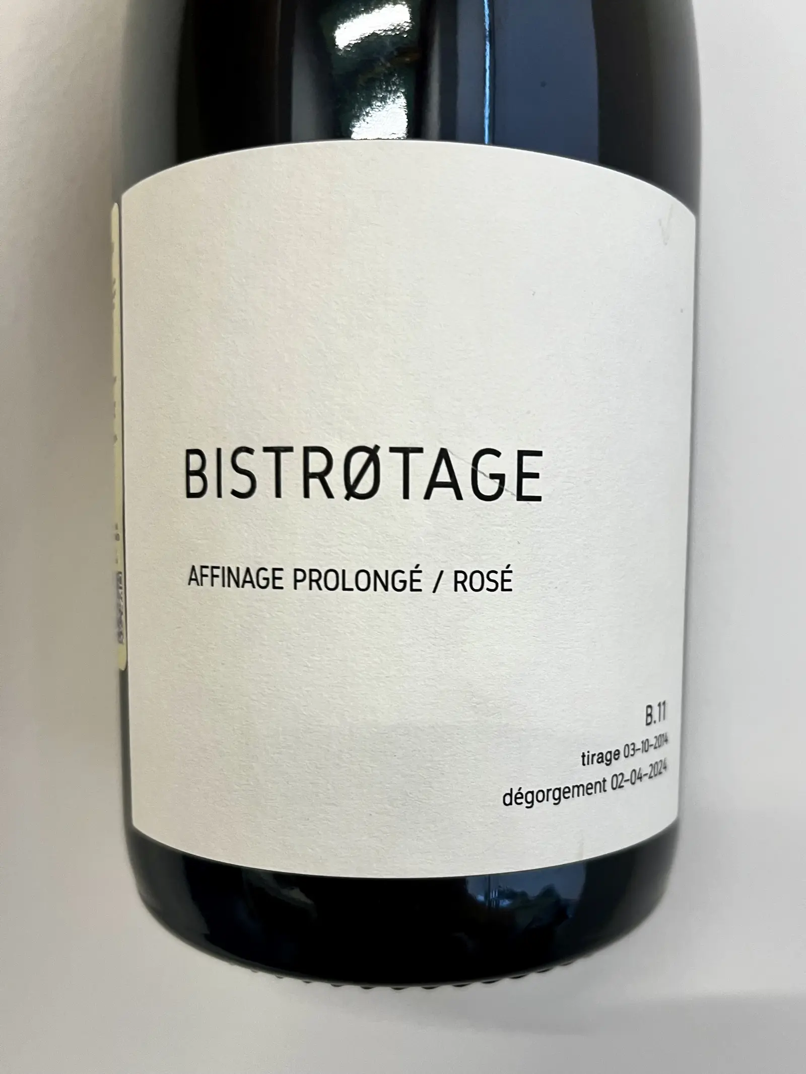 Françoise Martinot Bistrøtage Affinage Prolongé Rosé B.11 NV