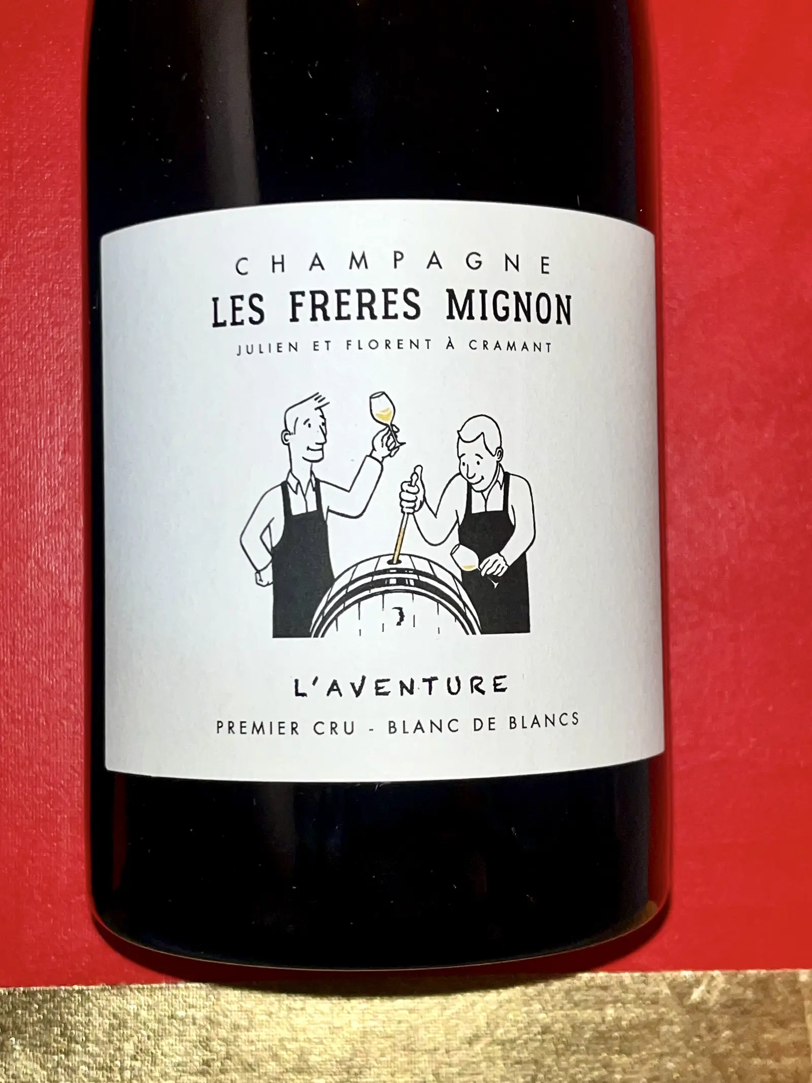 Les Freres Mignon L'Aventure Blanc de Blancs Premier Cru (d2025) NV