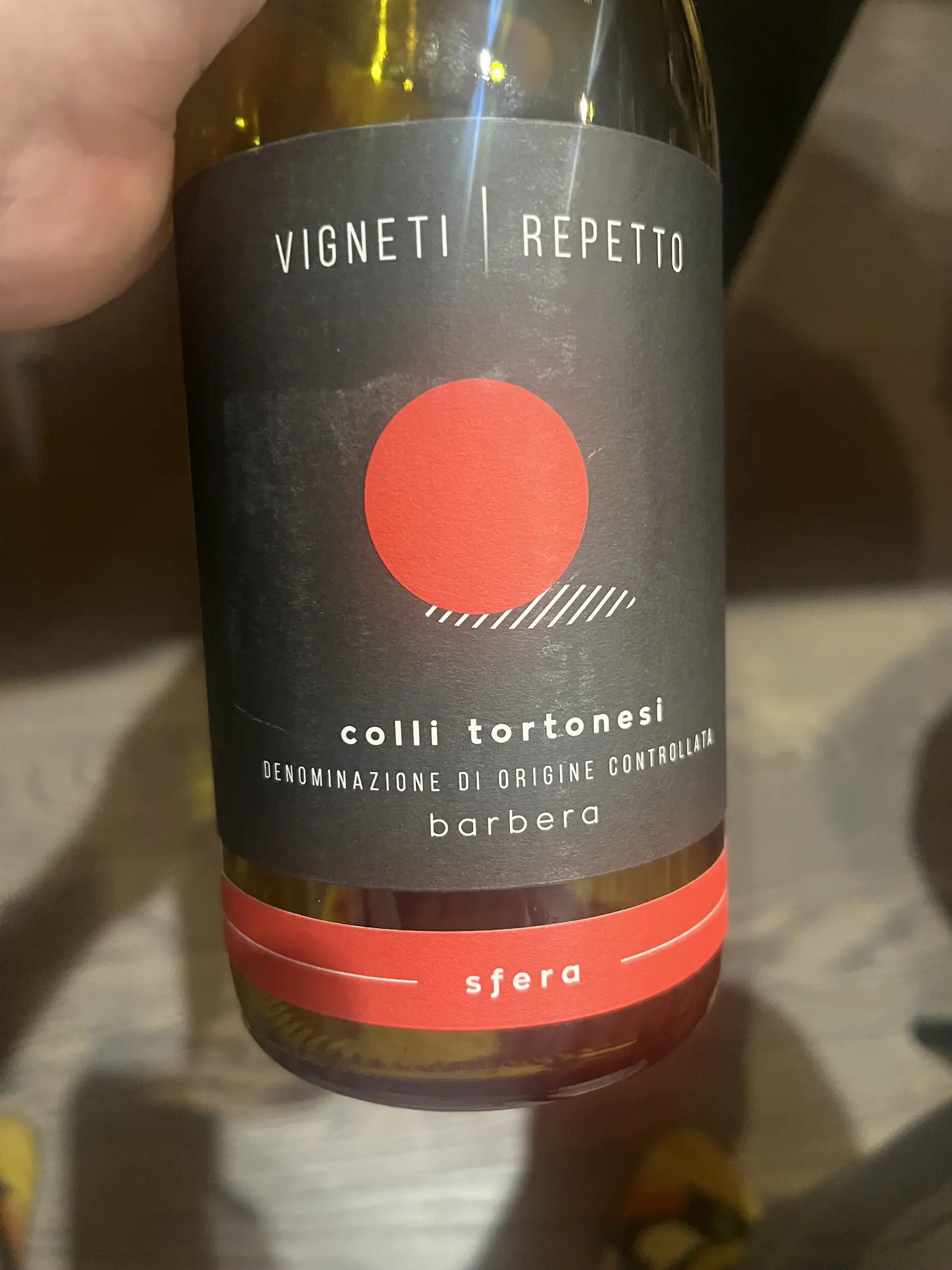 Repetto Barbera Sfera Colli Tortonesi 2021