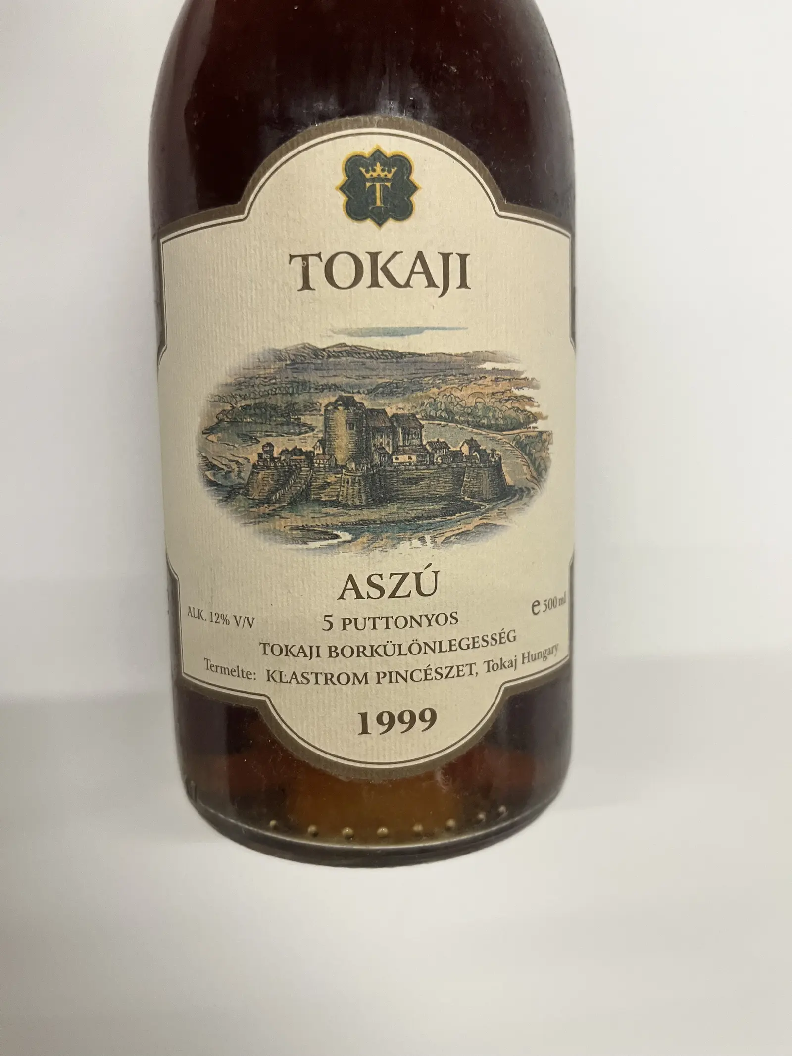 Klastrom Pinceszet Tokaji Aszú 5 Puttonyos 1999