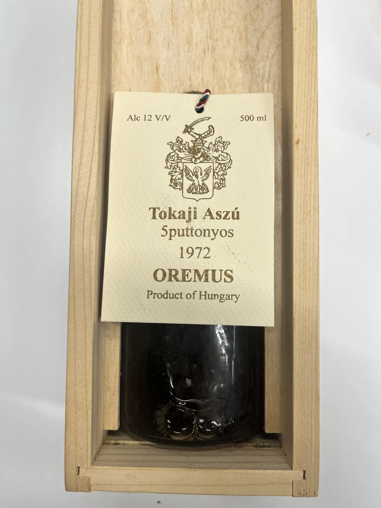 Oremus Tokaji Aszú 5 Puttonyos 1972