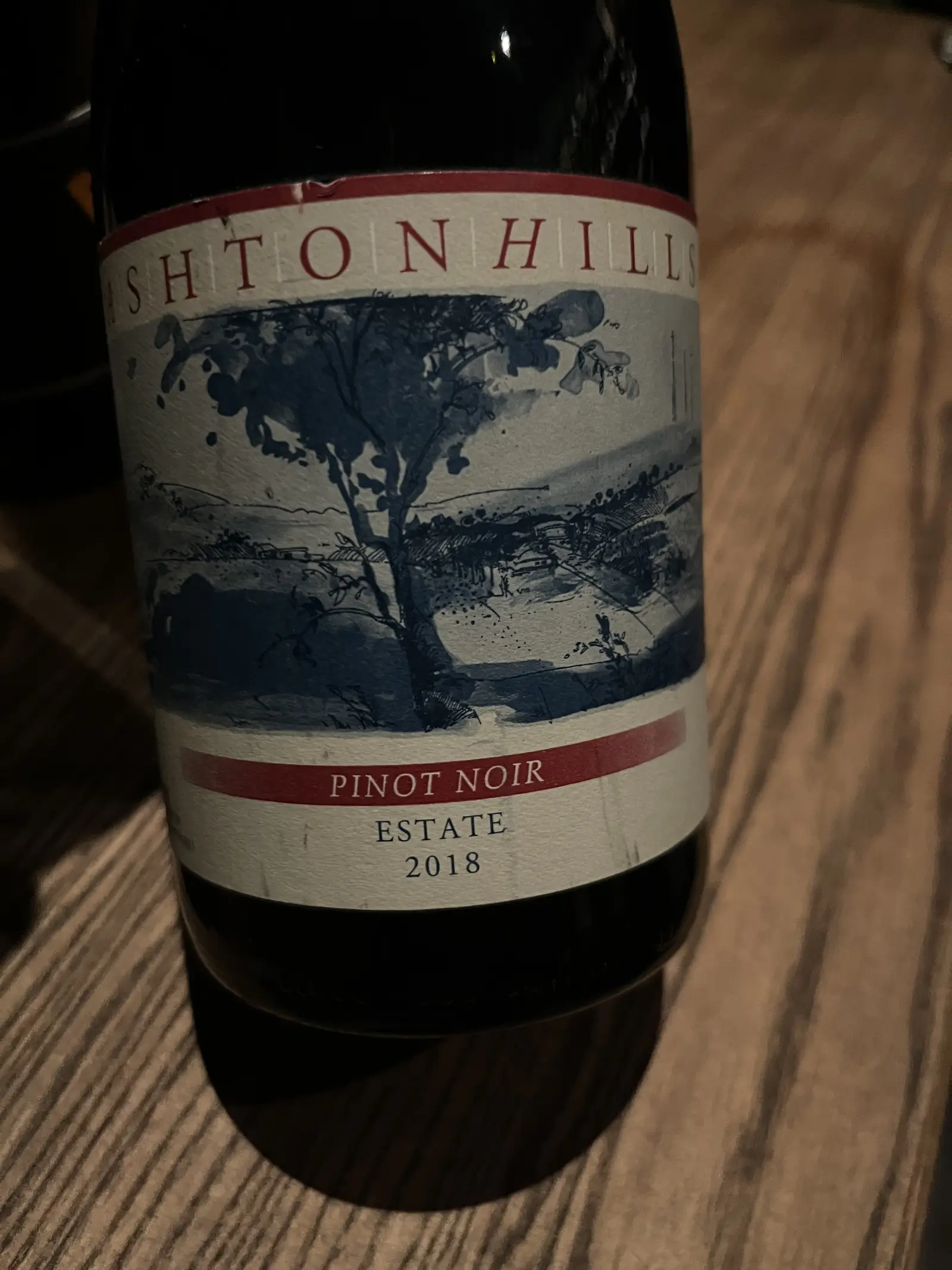 Ashton Hills Estate Pinot Noir 2018