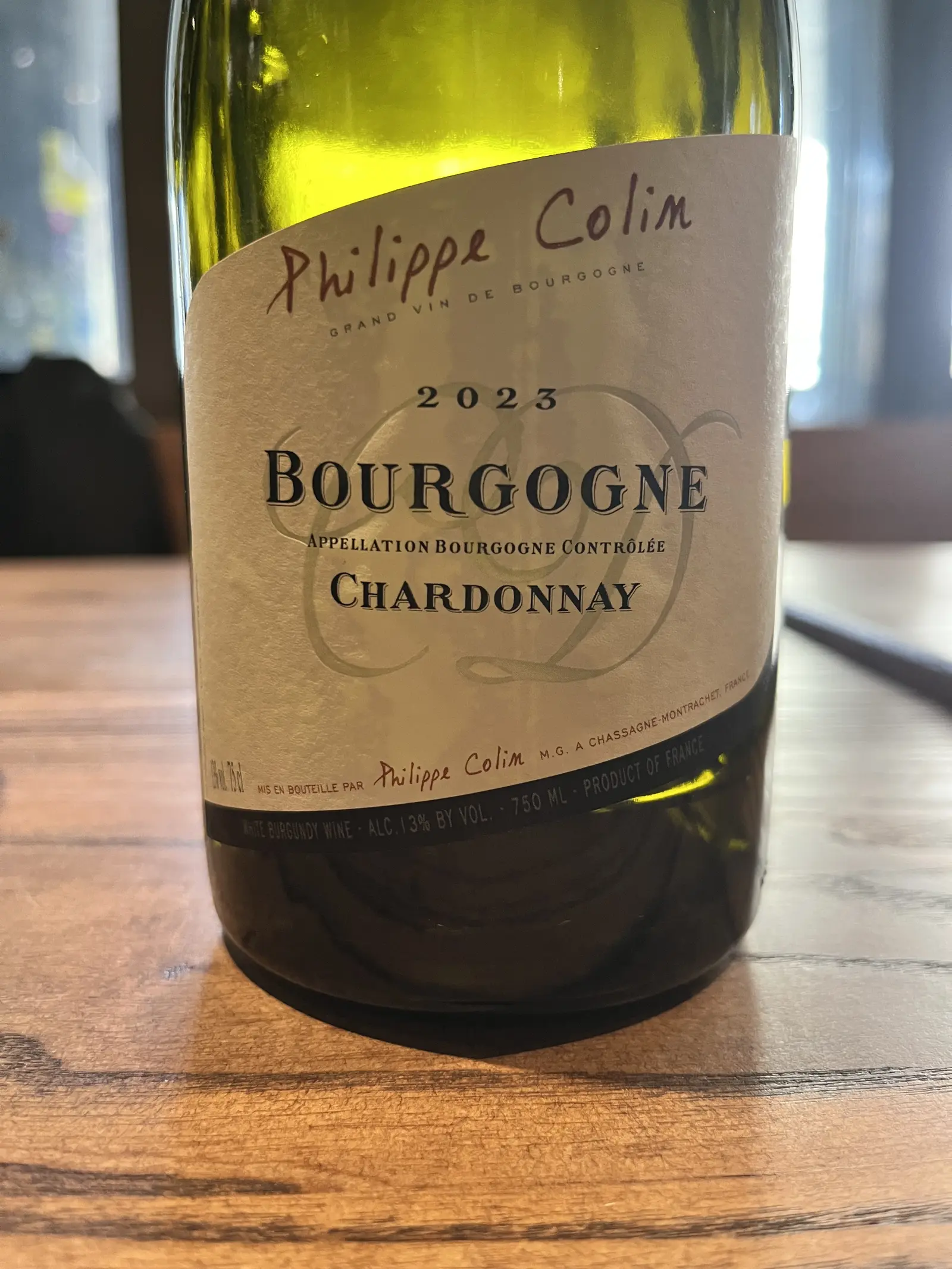 Philippe Colin Bourgogne Chardonnay 2023