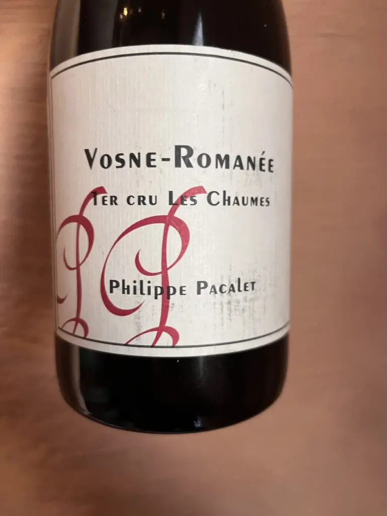 Philippe Pacalet Vosne-Romanée 1er Cru Les Chaumes 2016