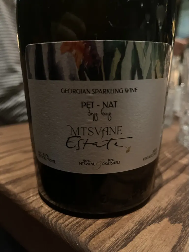 Mtsvane Estate Pet-Nat Brut Mtsvane - Rkatsiteli 2022