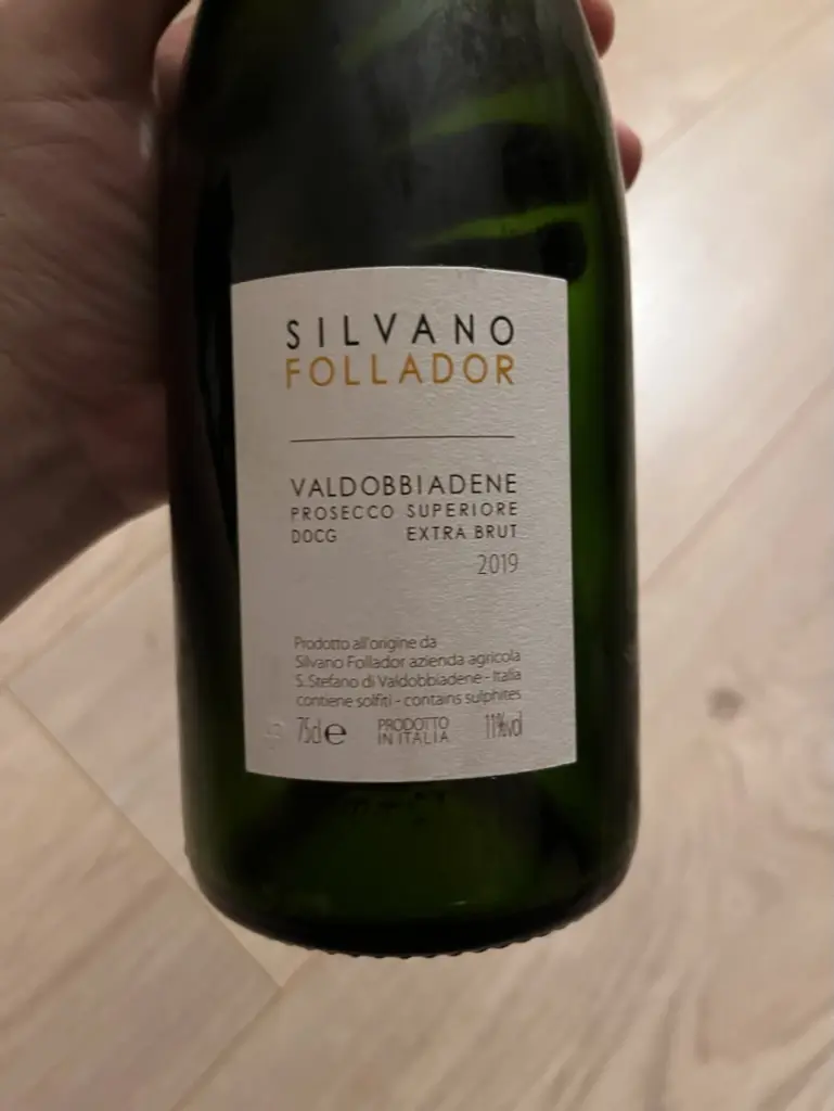 Silvano Follador Valdobbiaddene Prosecco Superiore Extra Brut 2019