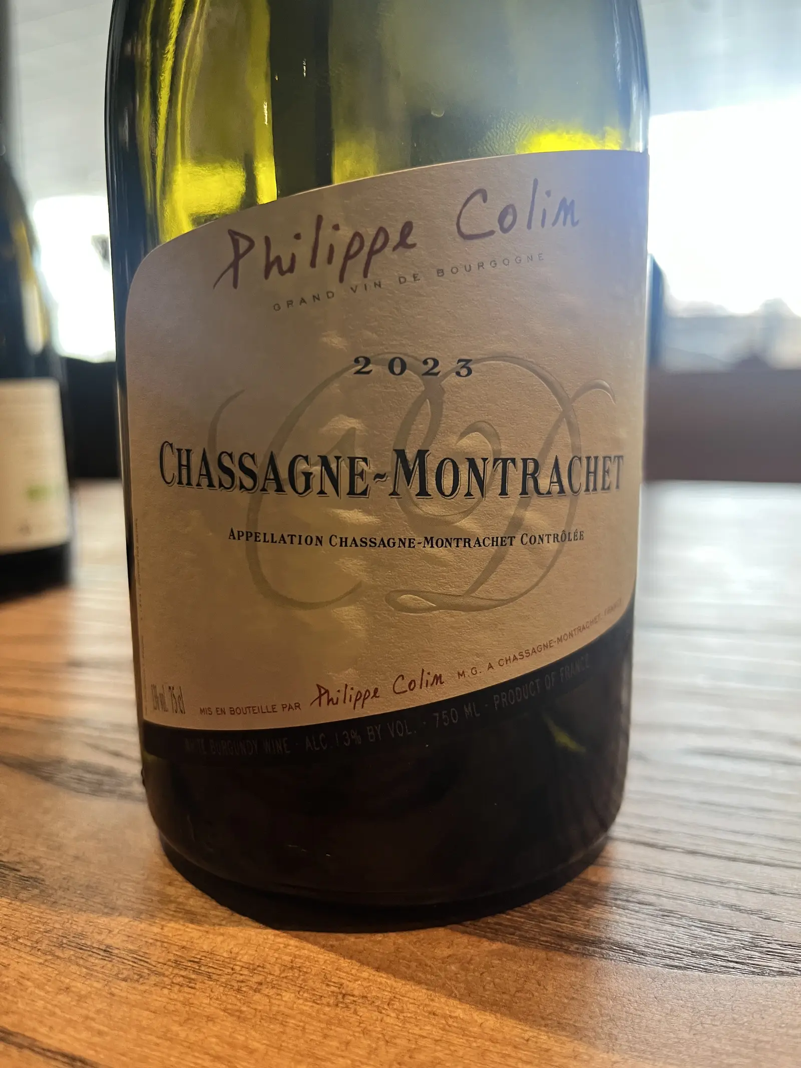Philippe Colin Chassagne-Montrachet 2023