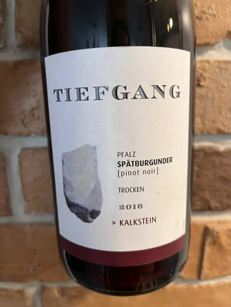 Tiefgang Kalkstein Spätburgunder Trocken 2016