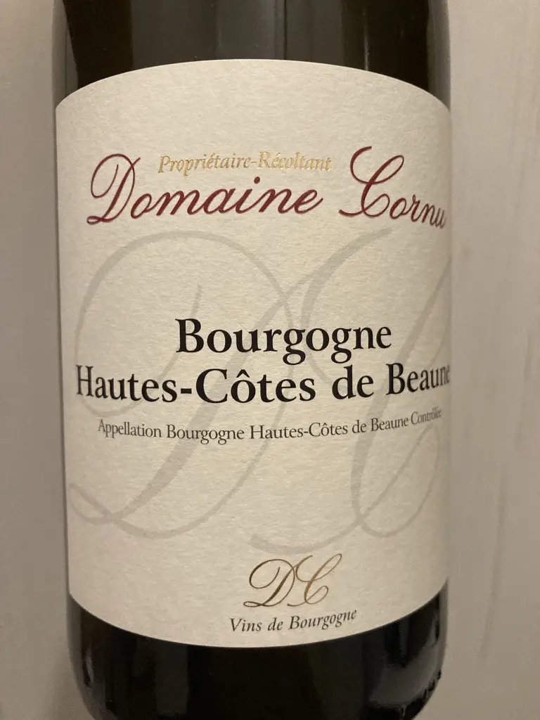 Domaine Cornu Bourgogne Hautes-Côtes de Beaune Blanc 2018