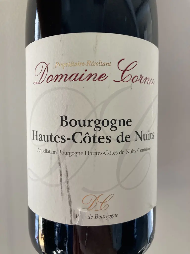 Domaine Cornu Bourgogne Hautes-Côtes de Nuits Rouge 2018