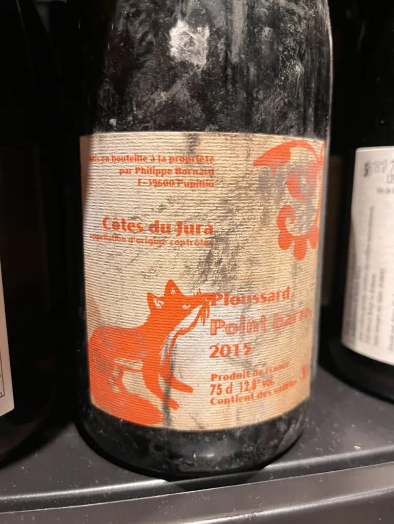 Philippe Bornard Ploussard Point barre 2015