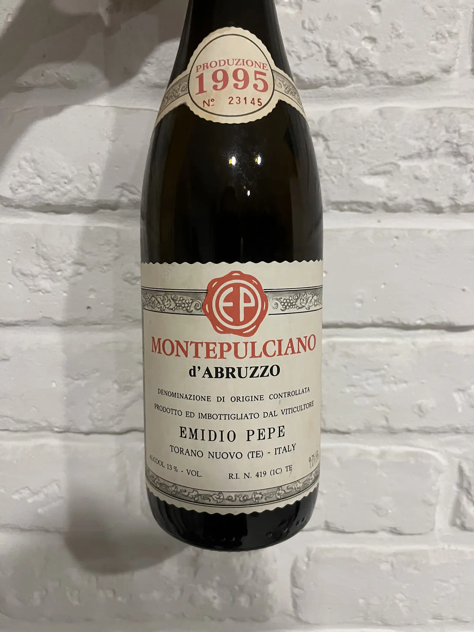 Emidio Pepe Montepulciano d'Abruzzo 1995