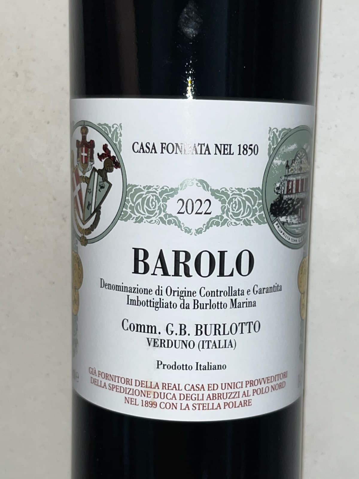 Comm. G.B. Burlotto Barolo 2022