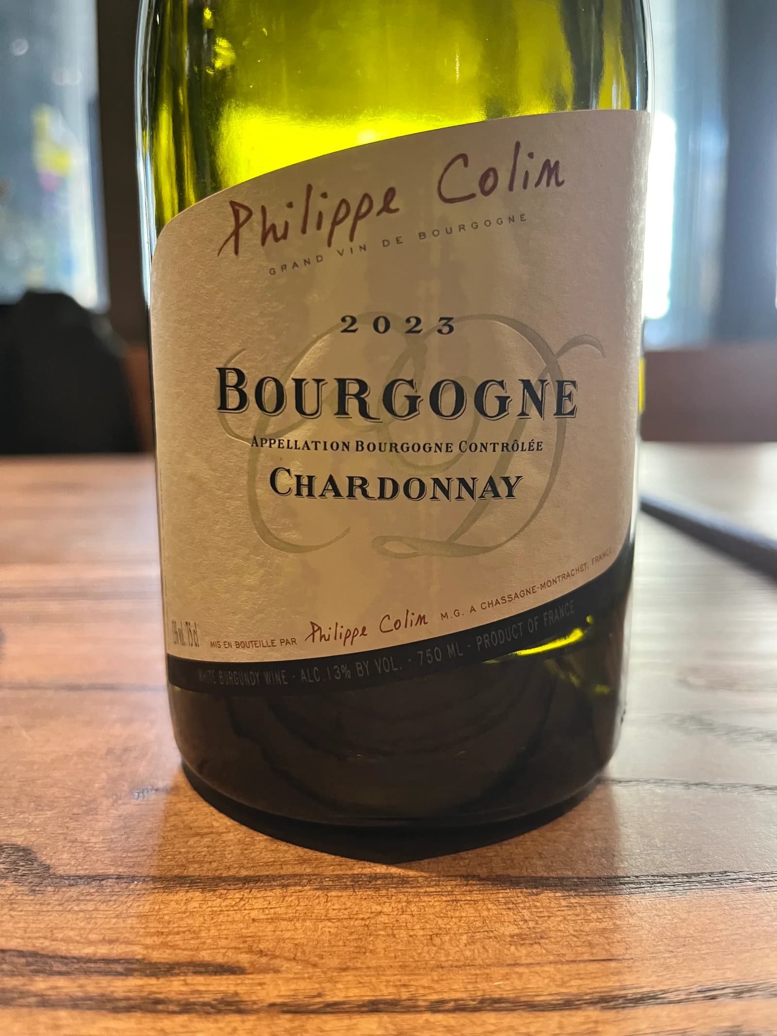 Philippe Colin Bourgogne Chardonnay 2023