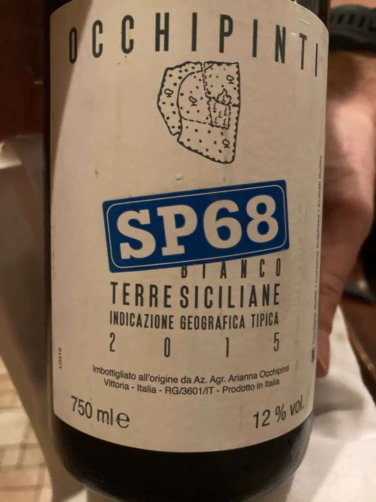 Arianna Occhipinti SP68 Bianco 2015